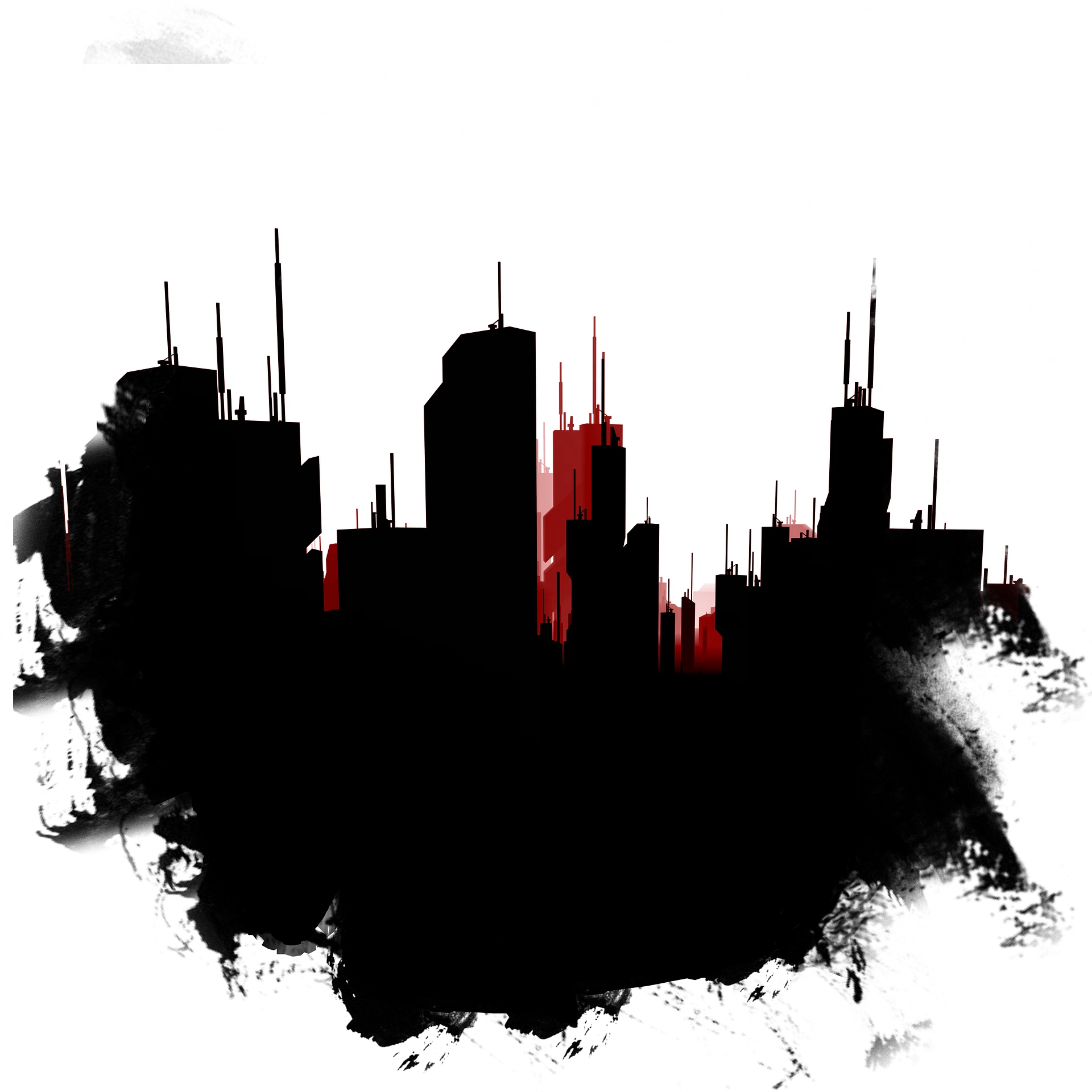 Hoodie: Red City product image (7)