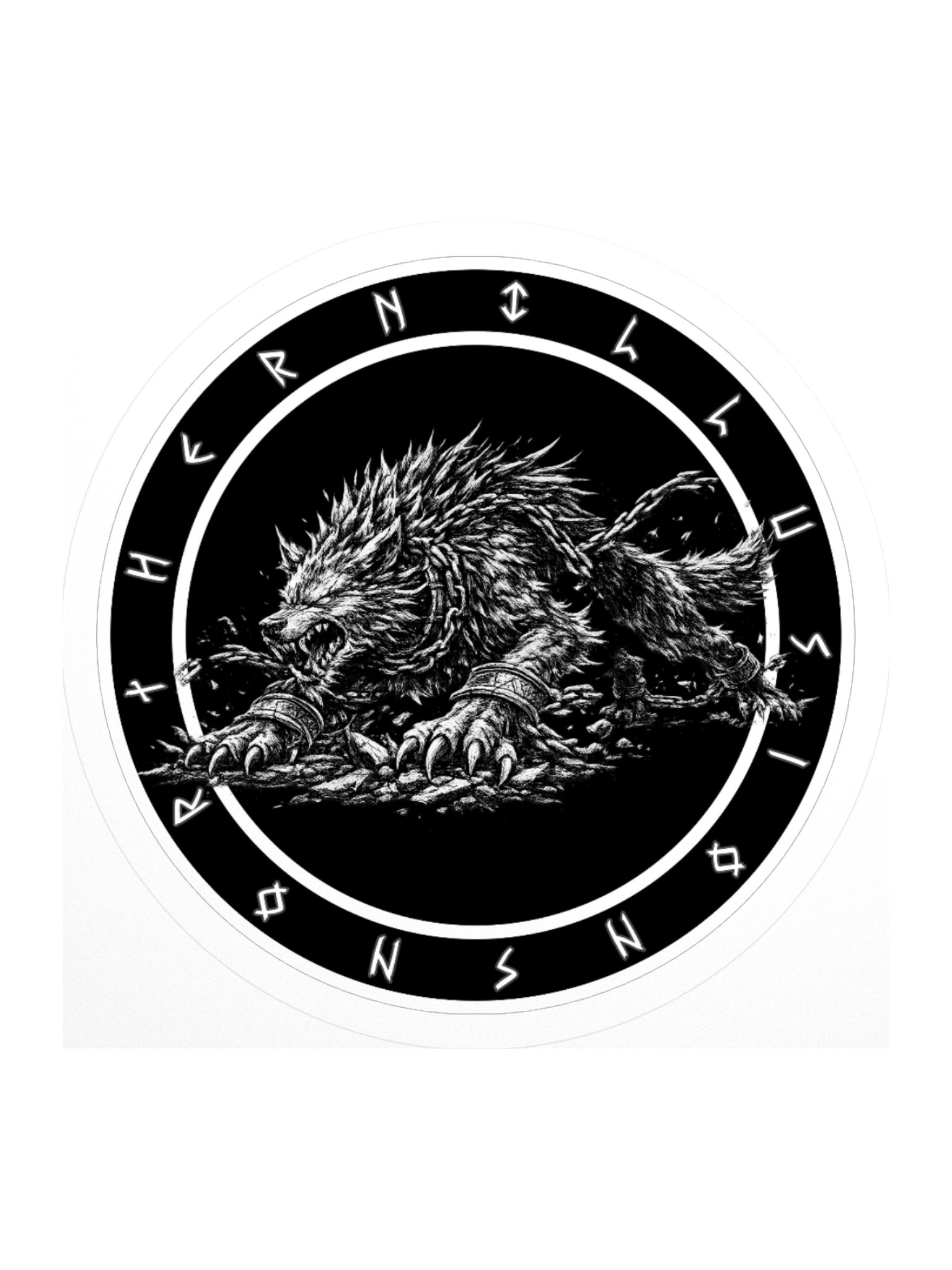 NORTHERN ILLUSIONS - Fenrir Vinyl Sticker product image (1)