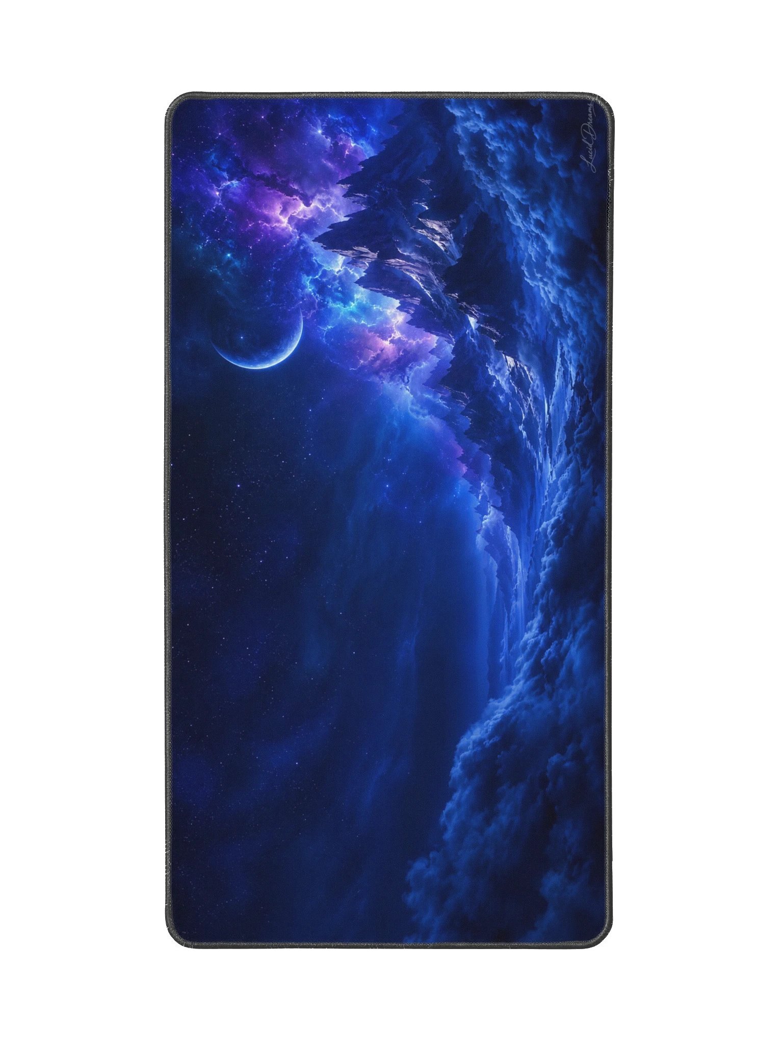 Crescent over the Blue Mountains Desk Mat product image (2)