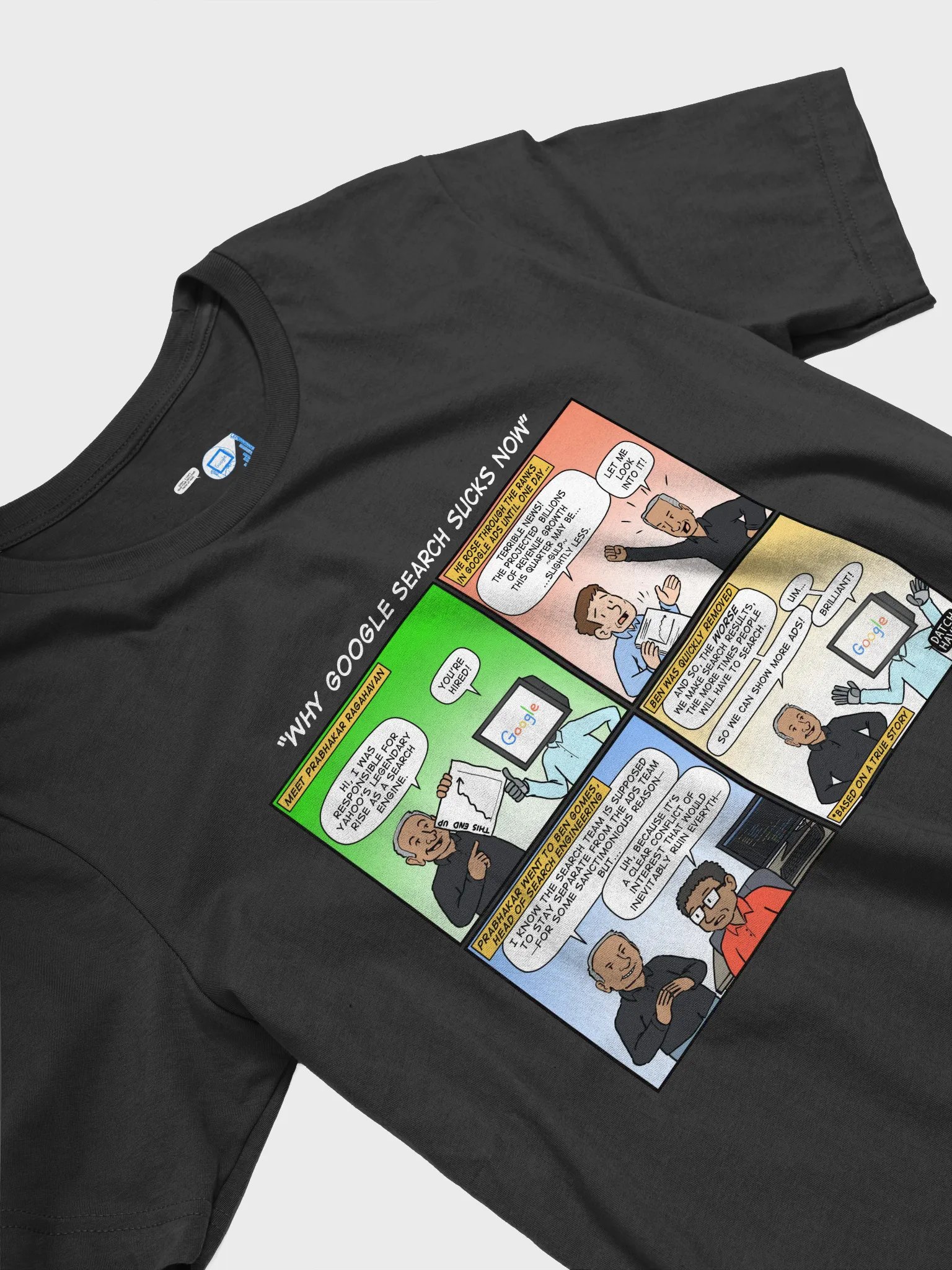 "Why Google search sucks now" soft t-shirt product image (3)