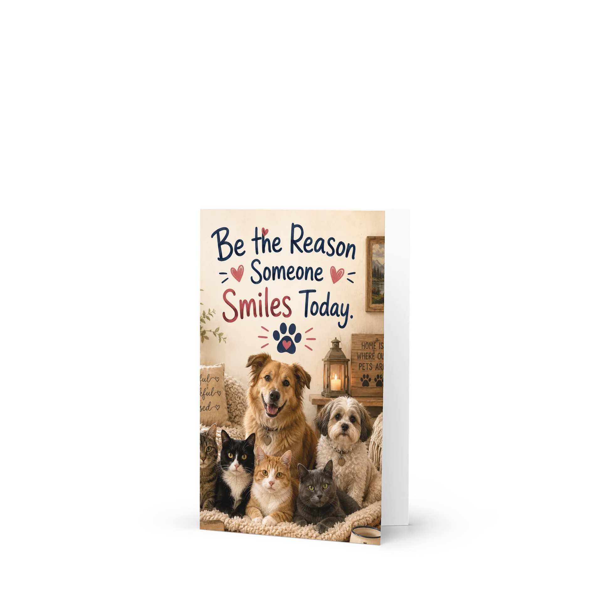 Inspirational Dog and Cat Greeting Card product image (1)