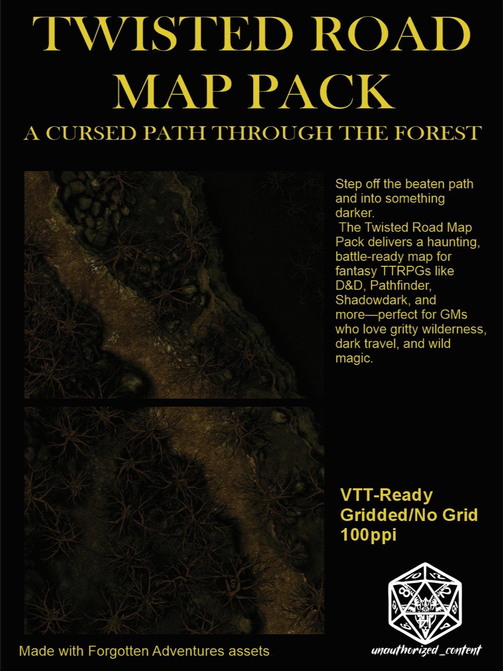 Twisted Road Map Pack – Cursed Paths product image (1)