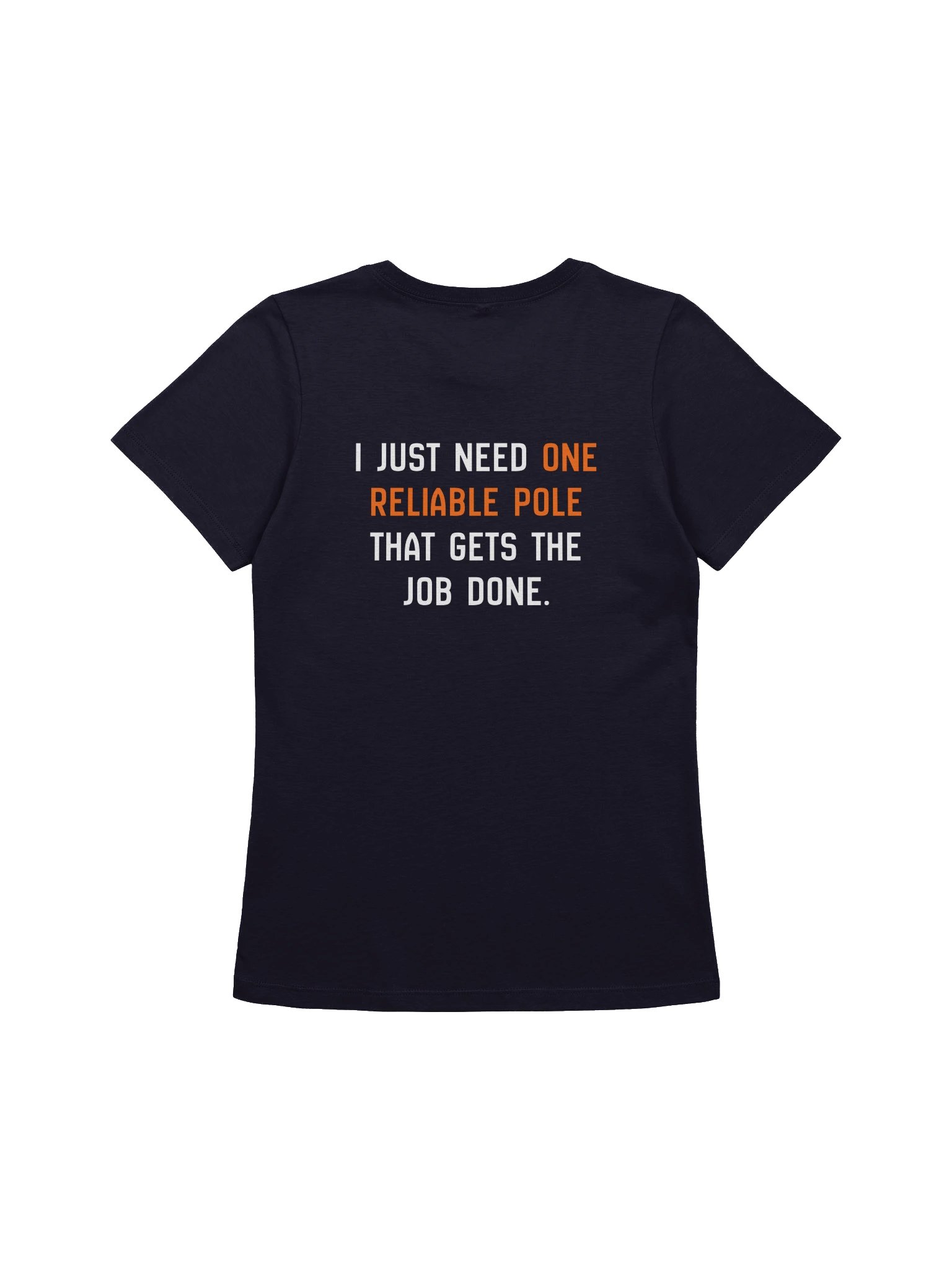 One Reliable Pole Women's Relaxed Tee (Navy) product image (2)