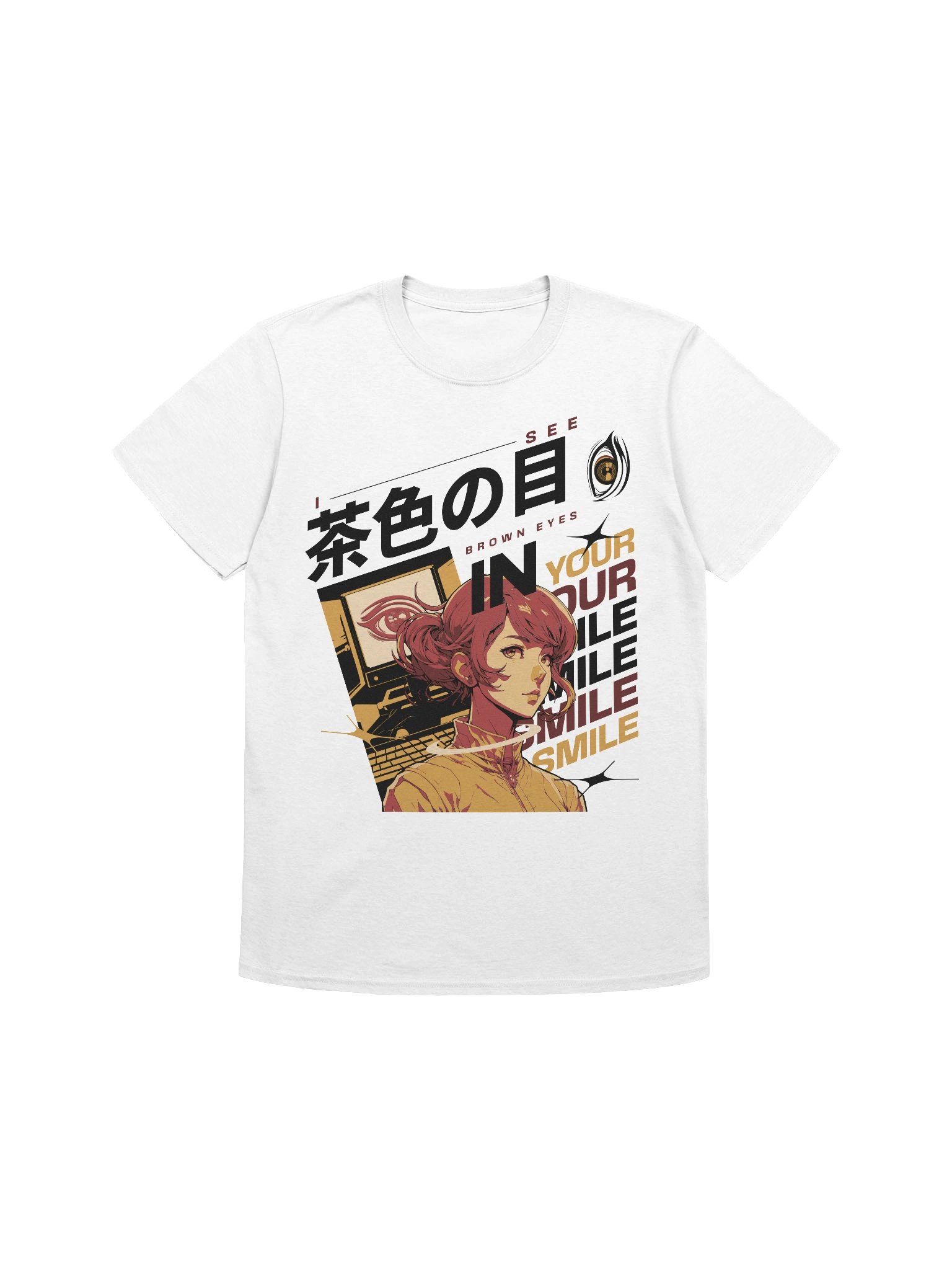 Brown Eyes In Your Smile T-Shirt - Gildan Softstyle product image (8)
