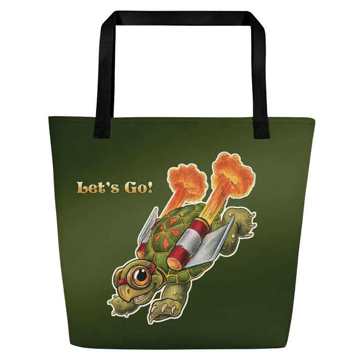 Jetpack Tortoise - SFA Adventure All-Over Tote product image (1)