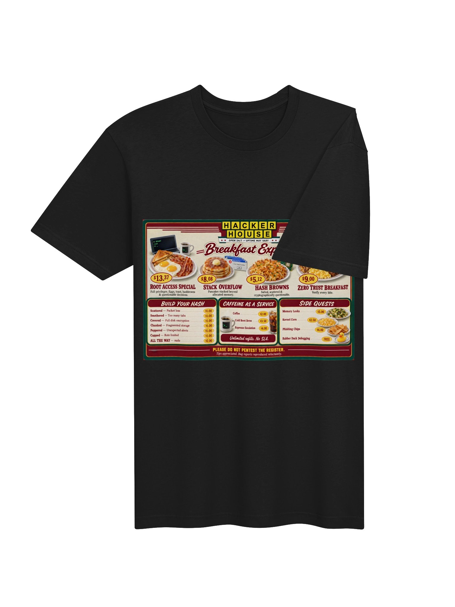 Hacker House T-Shirt | Breakfast Exploits product image (4)