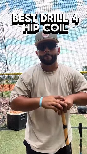 Best drill for hip coil ! #Baseball