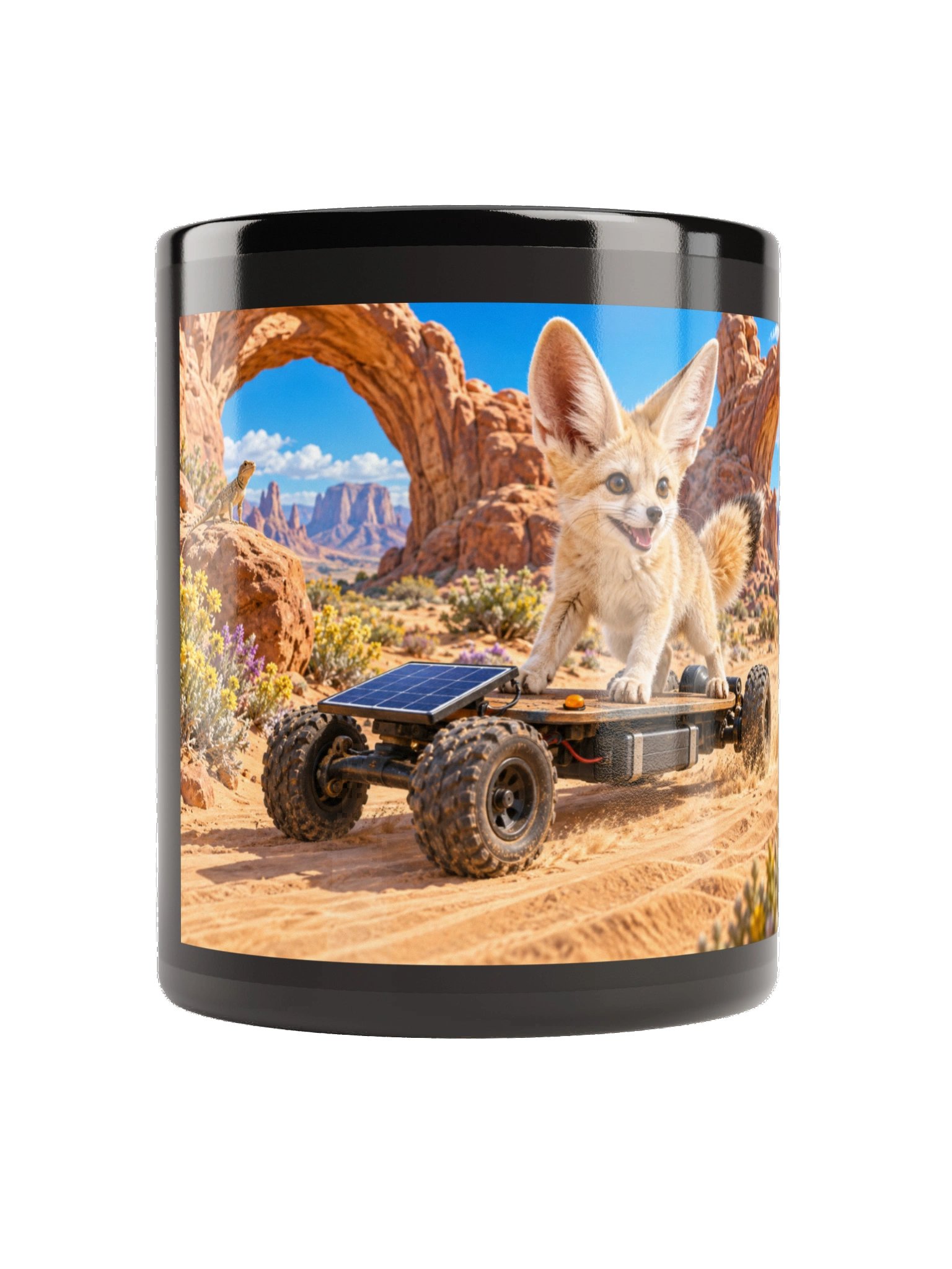 Solar Sprint Black Mug product image (1)