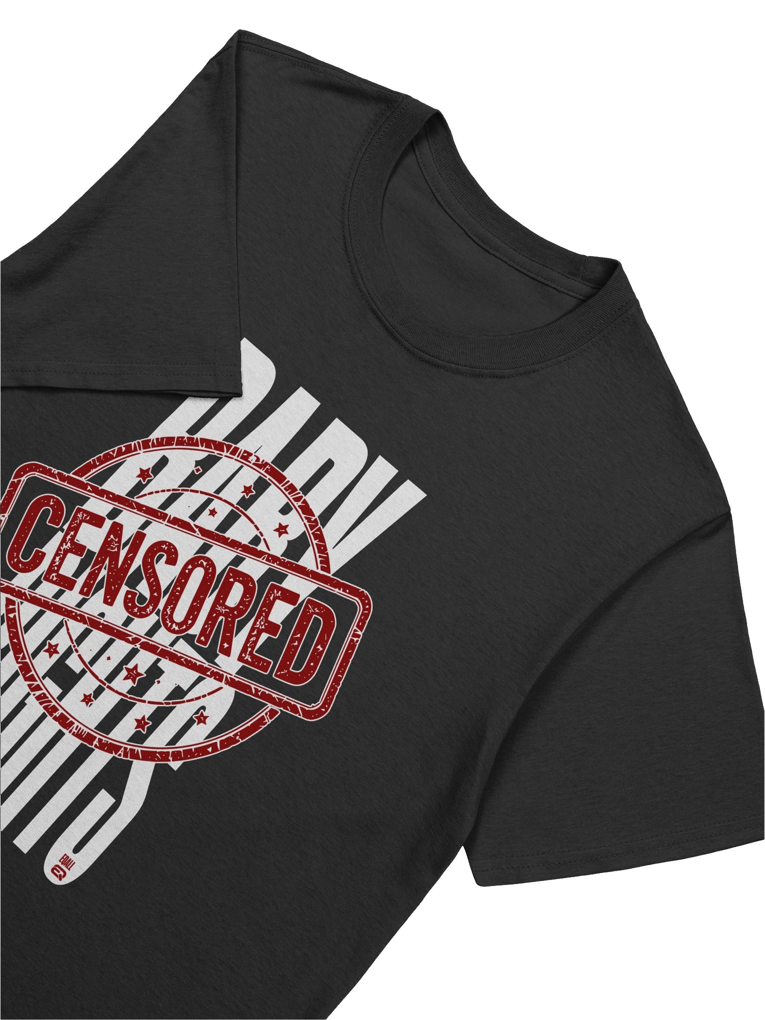 Censored_Baby Rights Gildan Unisex Softstyle T-shirt_EQALL® Essentials_White / Red product image (5)