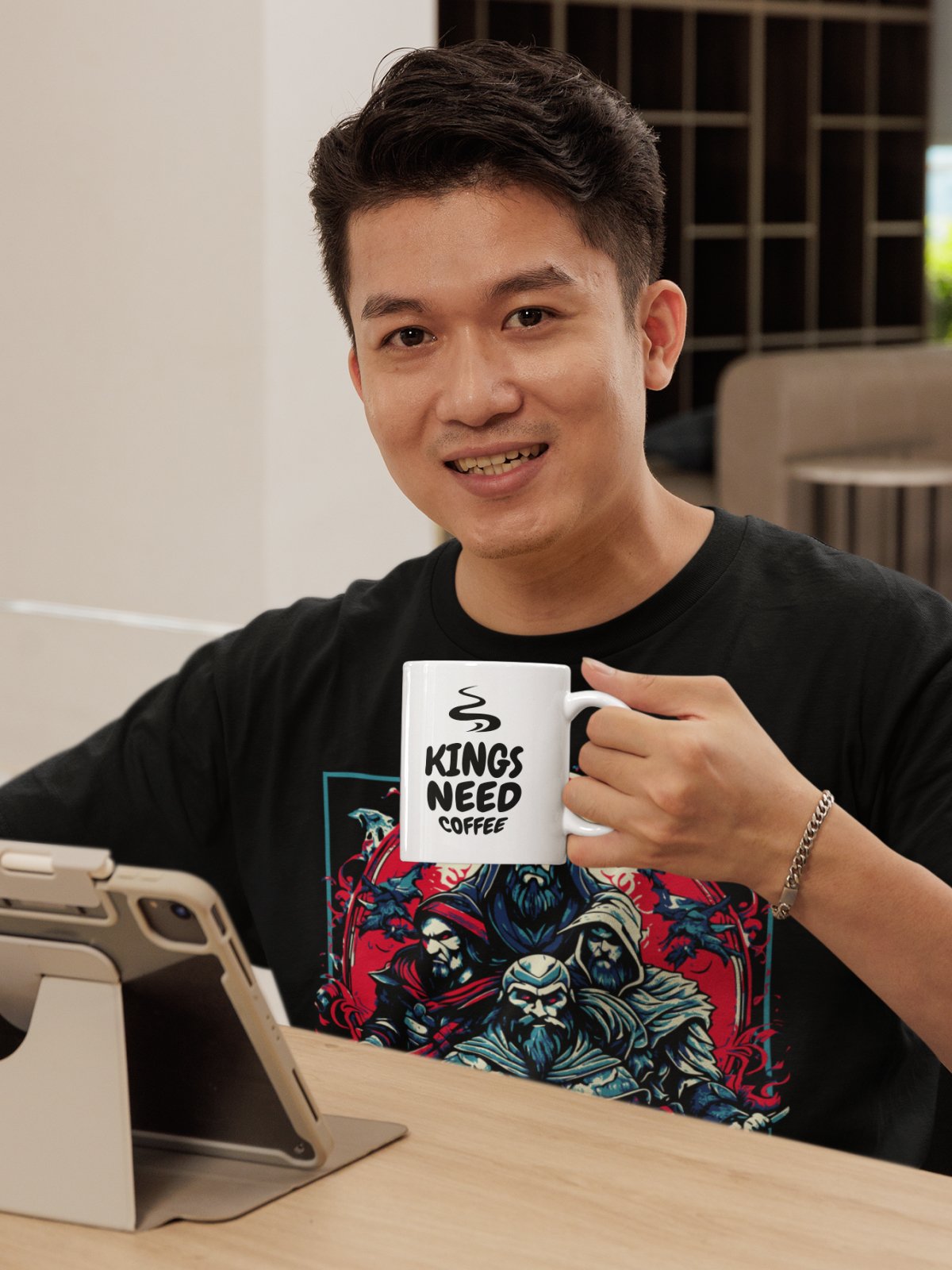Kings Need Coffee Mug – Great for MMORPG & Strategy Gamers product image (2)