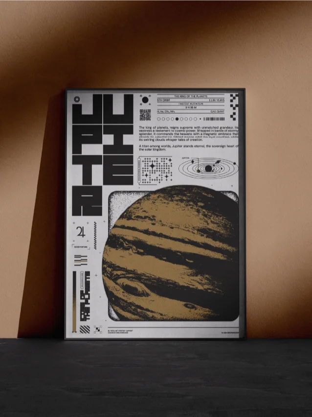 Dominion : Jupiter — Bold Brutalist Digital Print for Modern Interior product image (2)