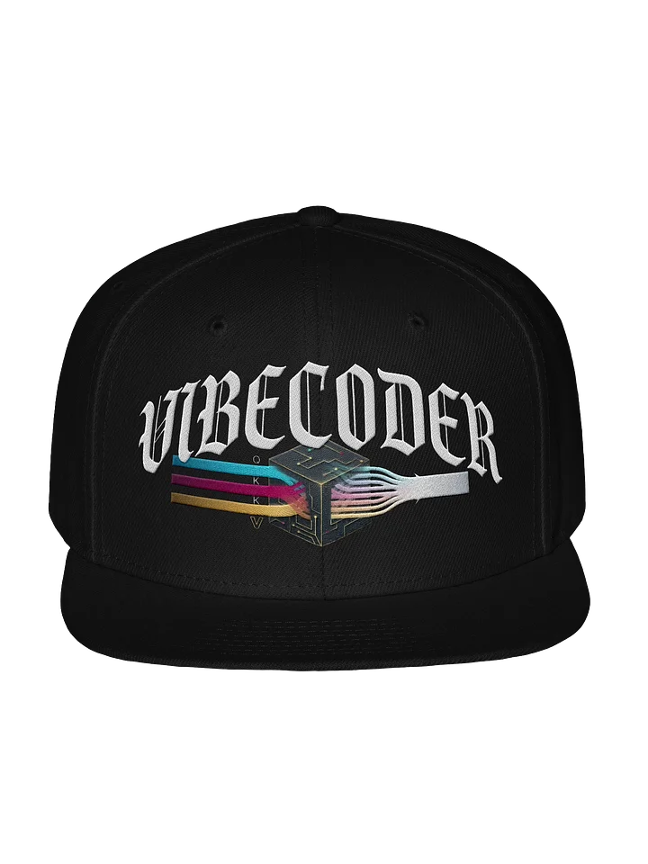 vibecoder snap back hat product image (1)