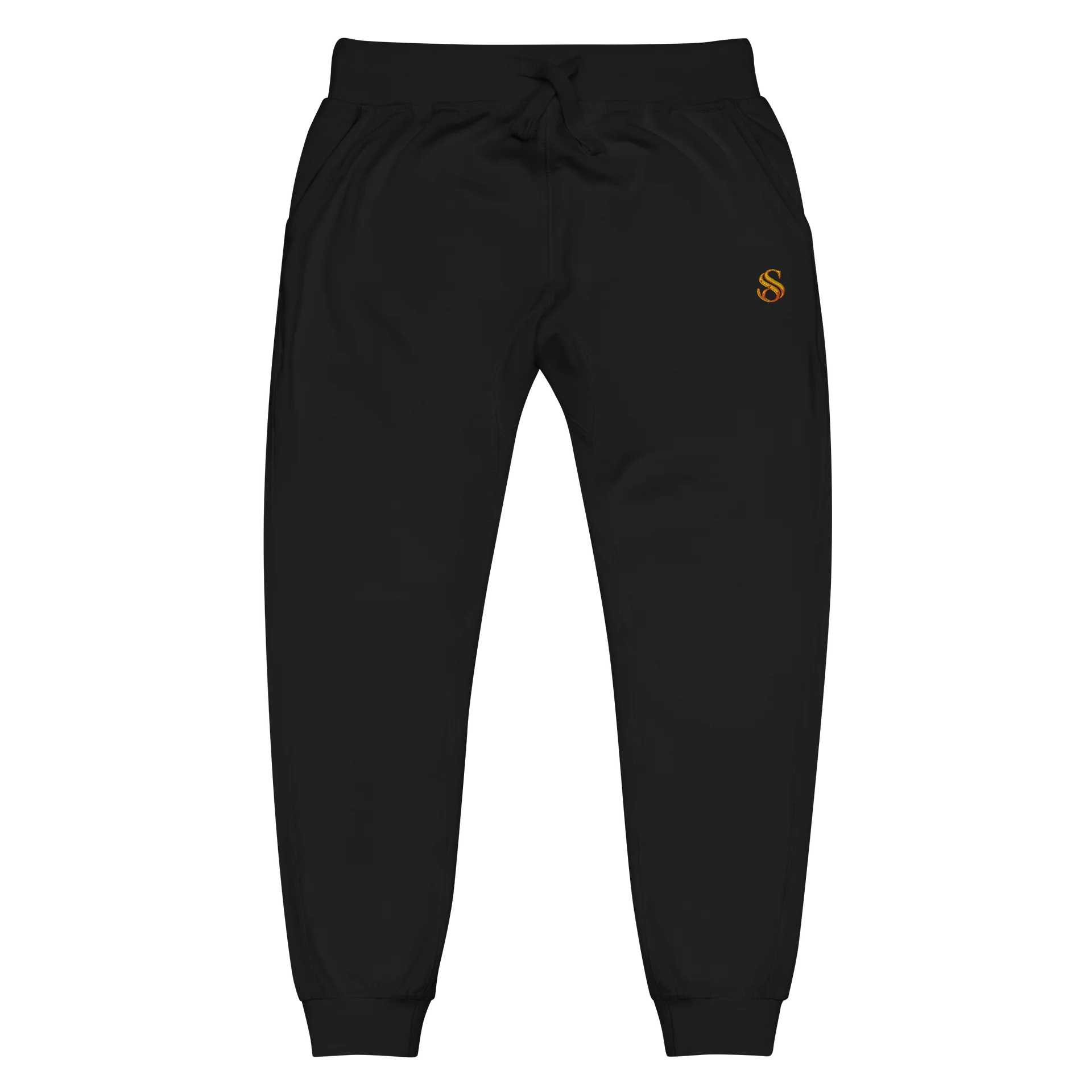 SWAHM Golden Monogram 'S' Fleece Joggers product image (1)