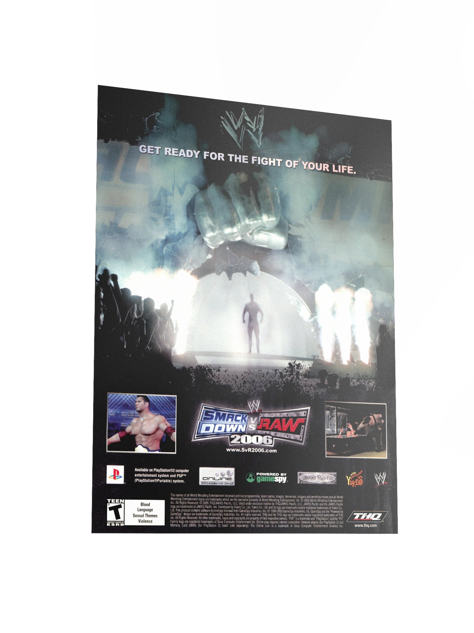 SmackDown! VS Raw 2006 - Promotional Poster/Flyer product image (3)
