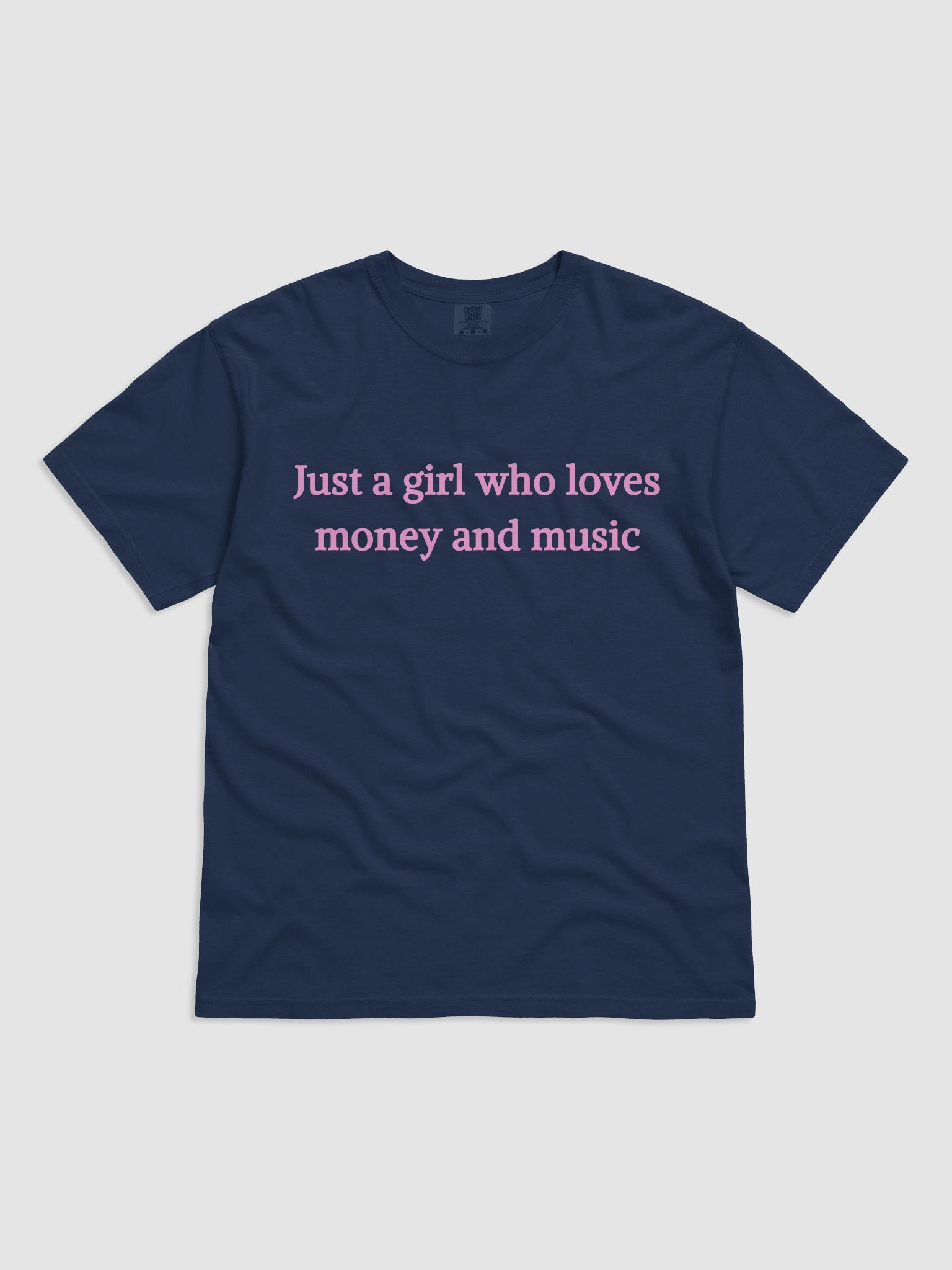 Just A Girl Who Loves Money & Music T-shirt product image (1)