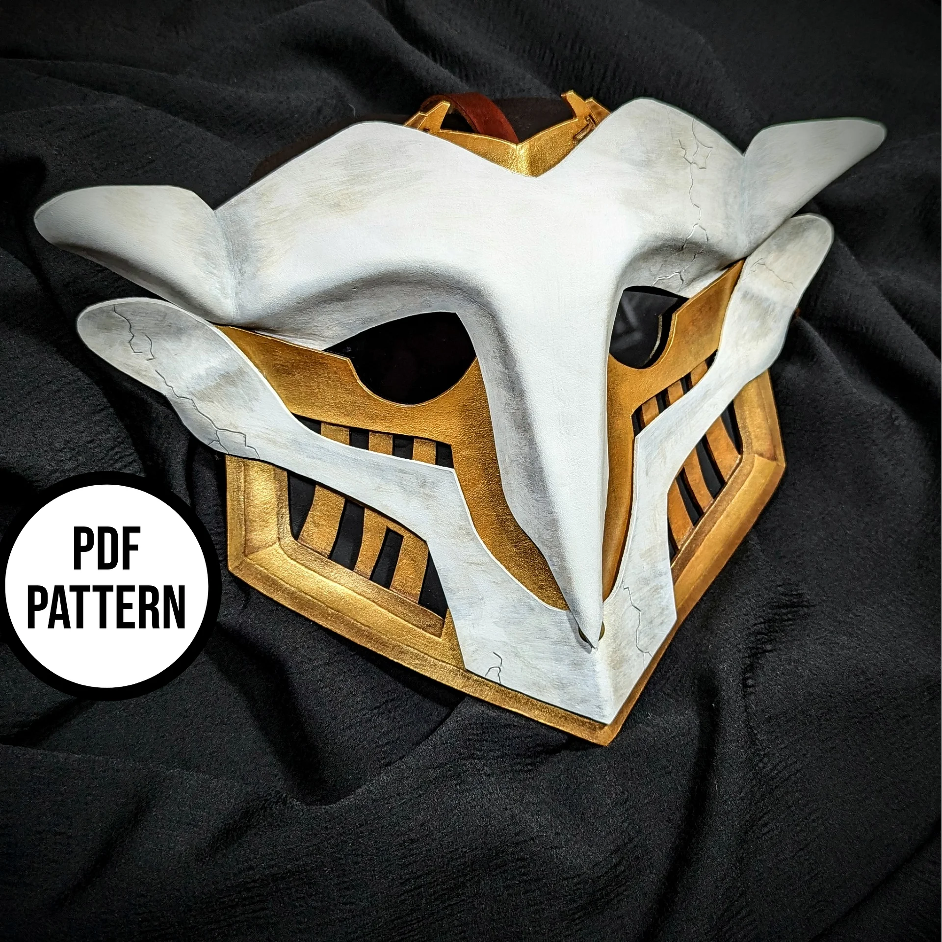Ekko Mask Pattern from Arcane - PDF Pattern for Leather product image (4)