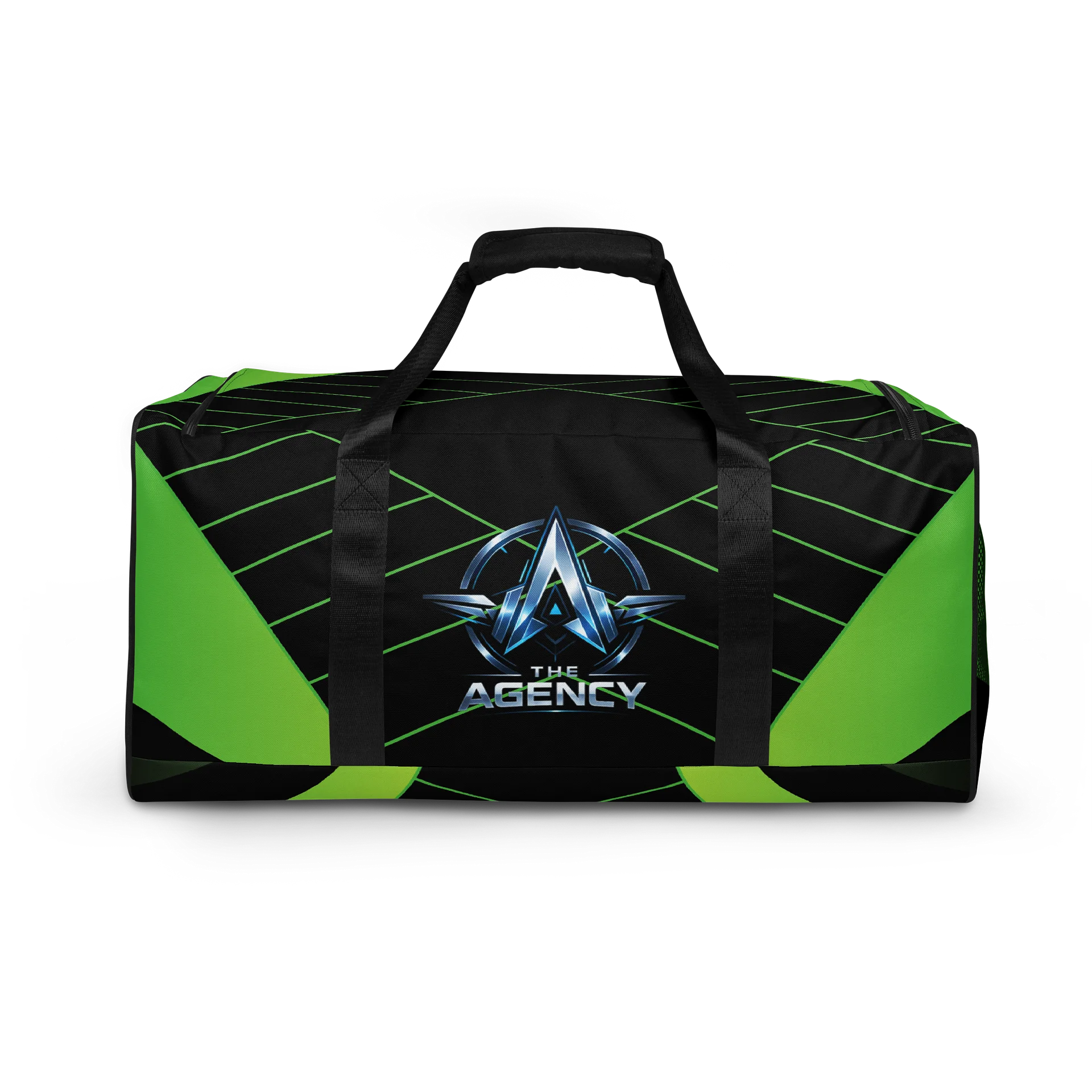 Neon Geometric Vibe Duffle Bag product image (4)