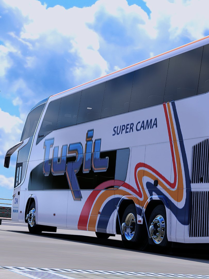 NOSSAR + TURIL | Marcopolo Paradiso G7 1800DD Skins ETS2 product image (1)