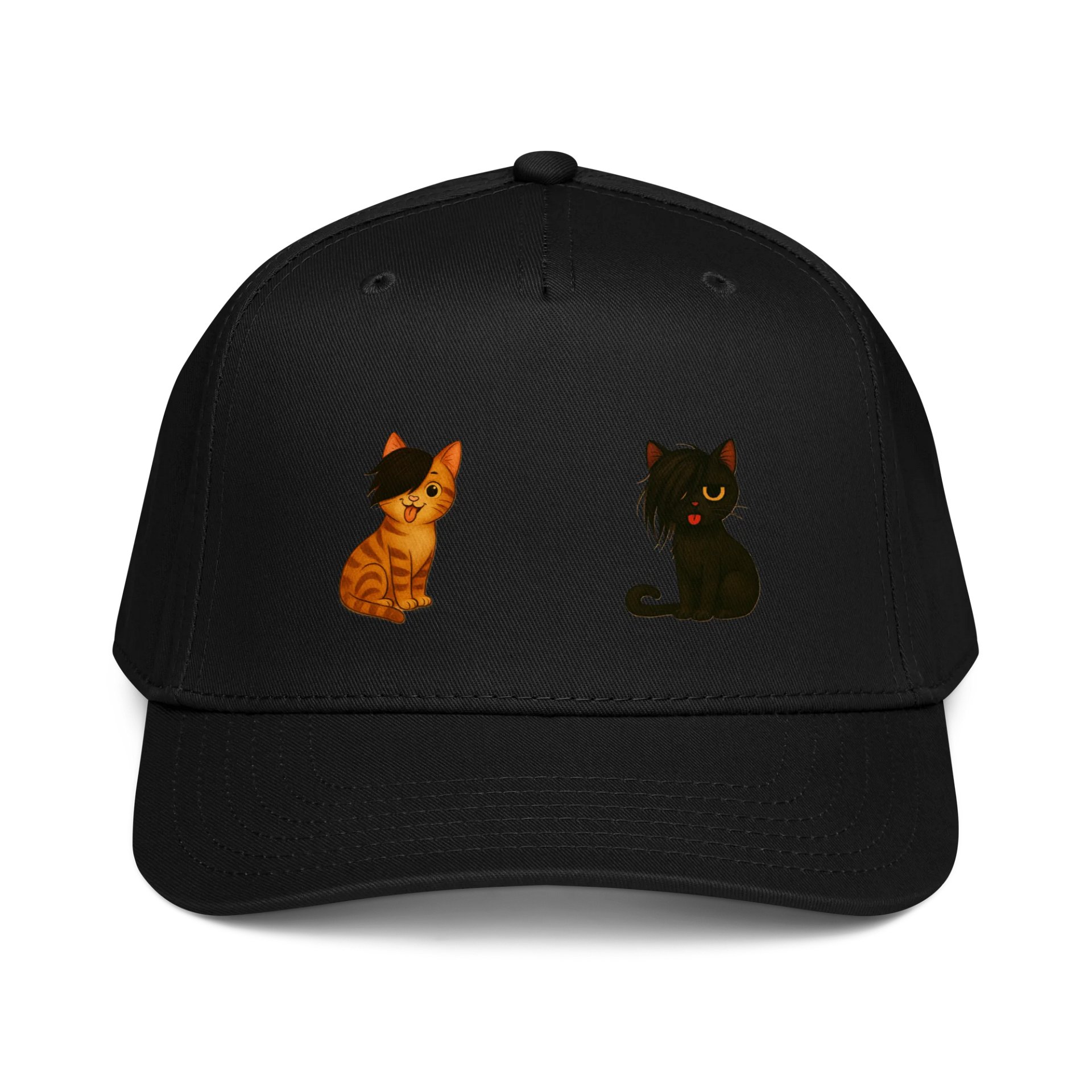 Whimsical Cat Duo Baseball Cap product image (1)