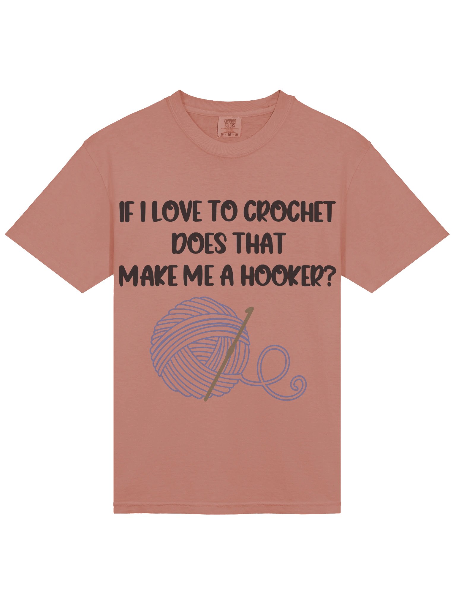 Funny Crochet Shirt SVG | If I Love to Crochet Does That Make Me a Hooker | Crochet Humor Cut File | Cricut SVG | Knitting Lover Gift | Funny Crafter Shirt Design product image (23)