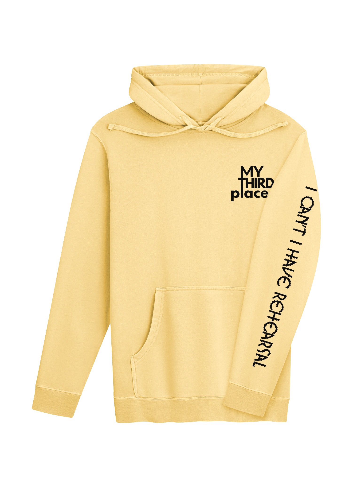"My Third Place" Light Hoodie - Black Stages Logo on Back product image (28)