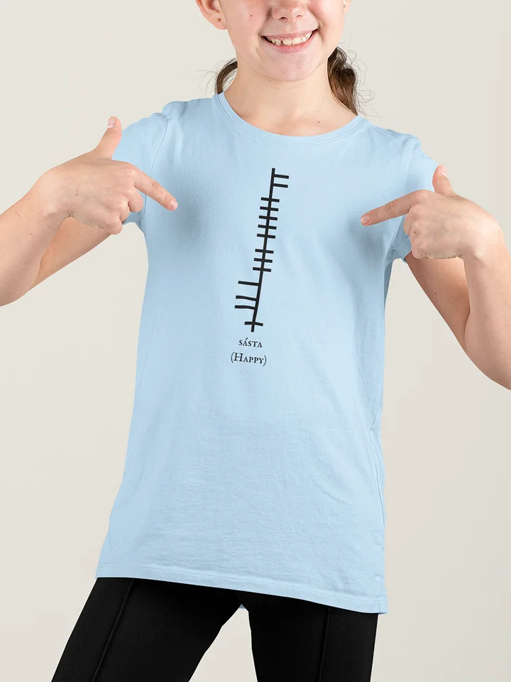 sásta (Happy) - Youth Tee product image (1)