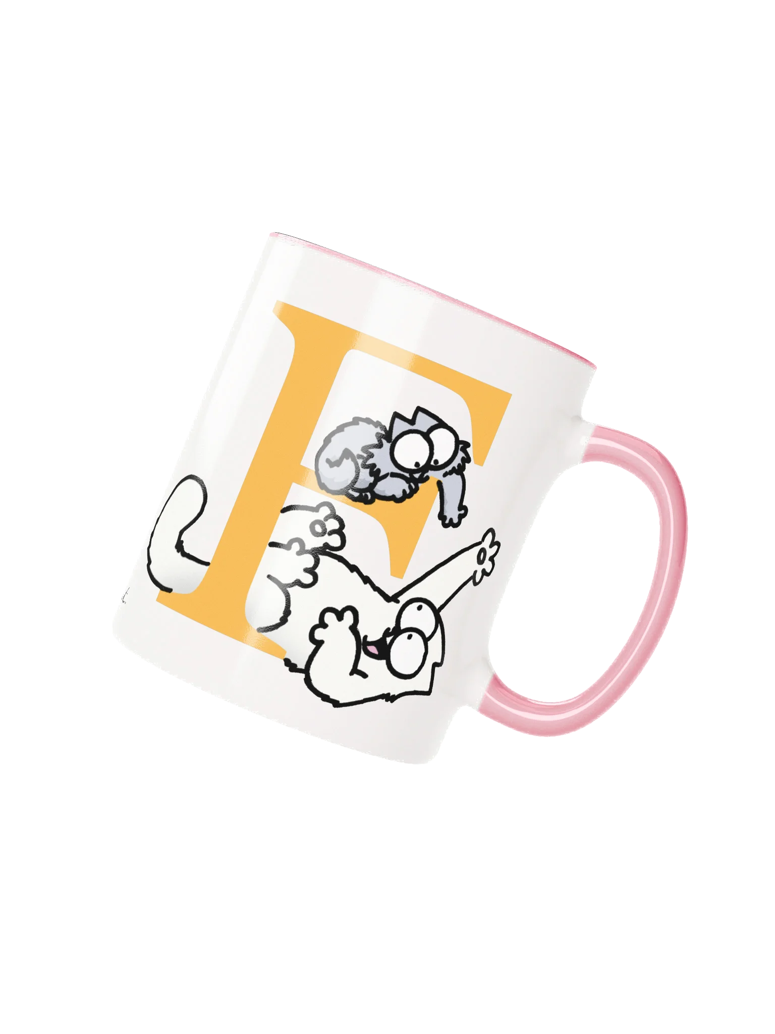 Cat Monogram Mug - F product image (1)