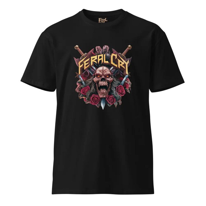 Sinister Skull and Roses Unisex T-Shirt product image (1)