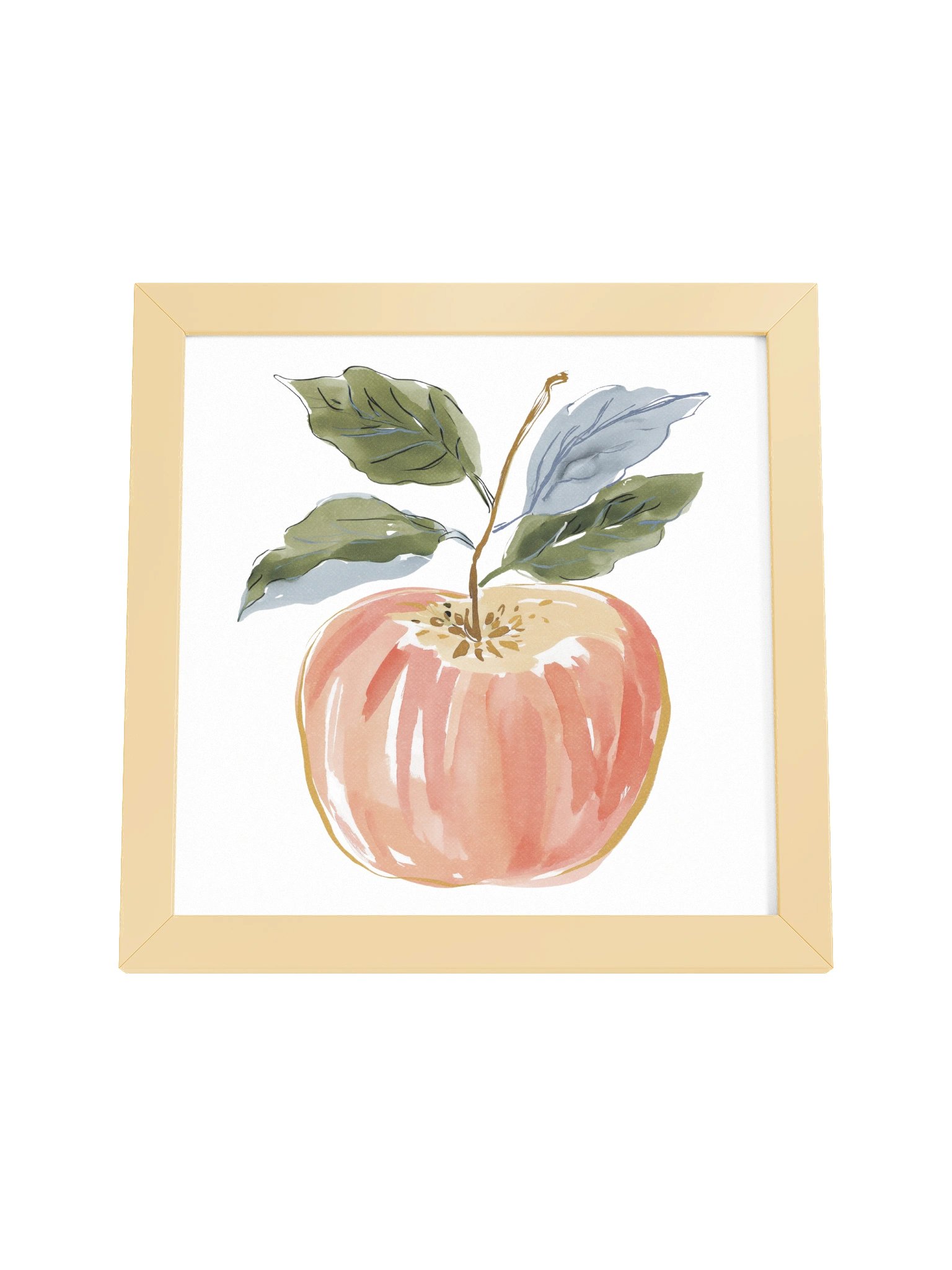 Quiet Harvest — The Sacred Apple Framed Art Print (10x10") product image (8)