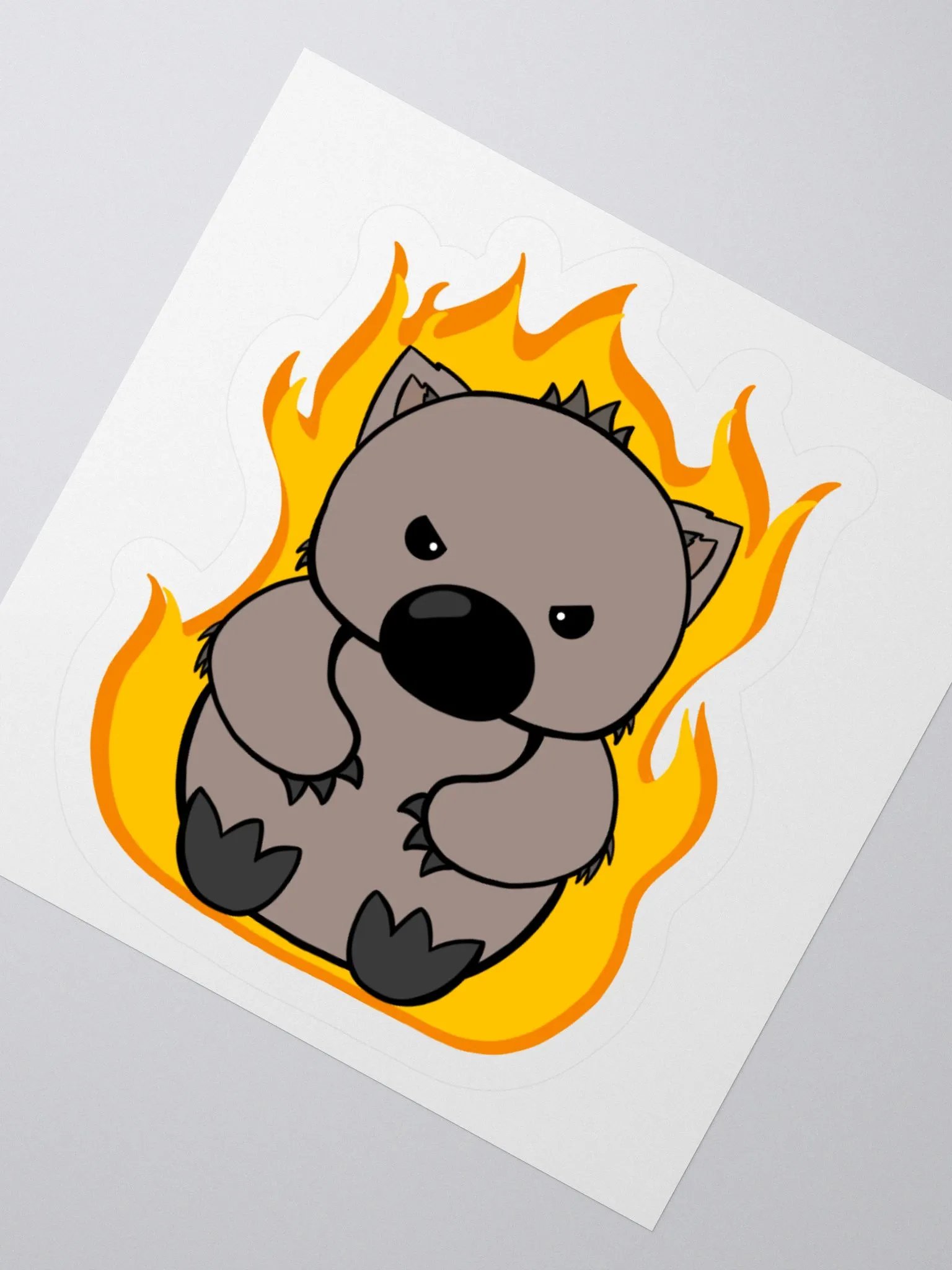 Angry Boi Wombat Sticker product image (2)