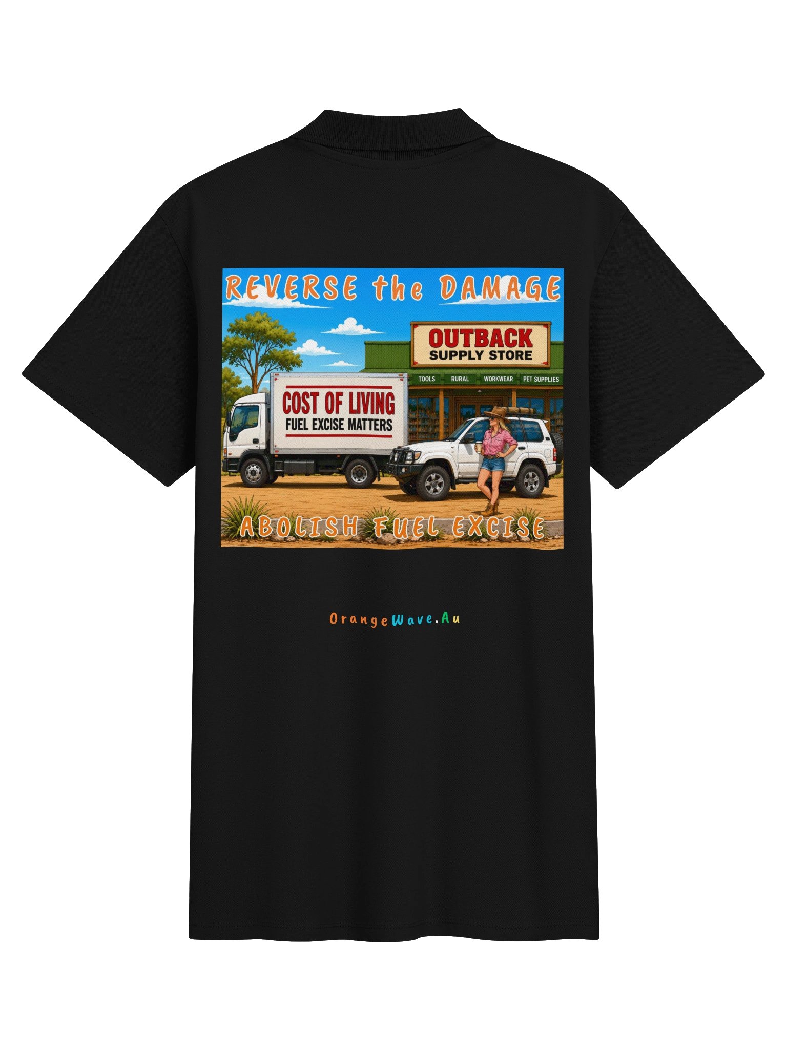 Reverse the Damage Abolish Fuel Excise Polo product image (2)