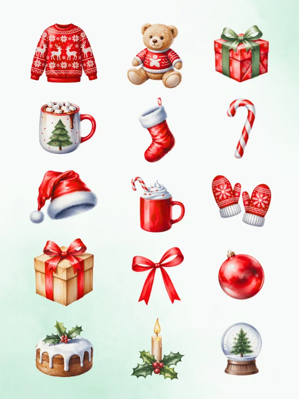 MRR/PLR Christmas Clipart PNG product image (2)