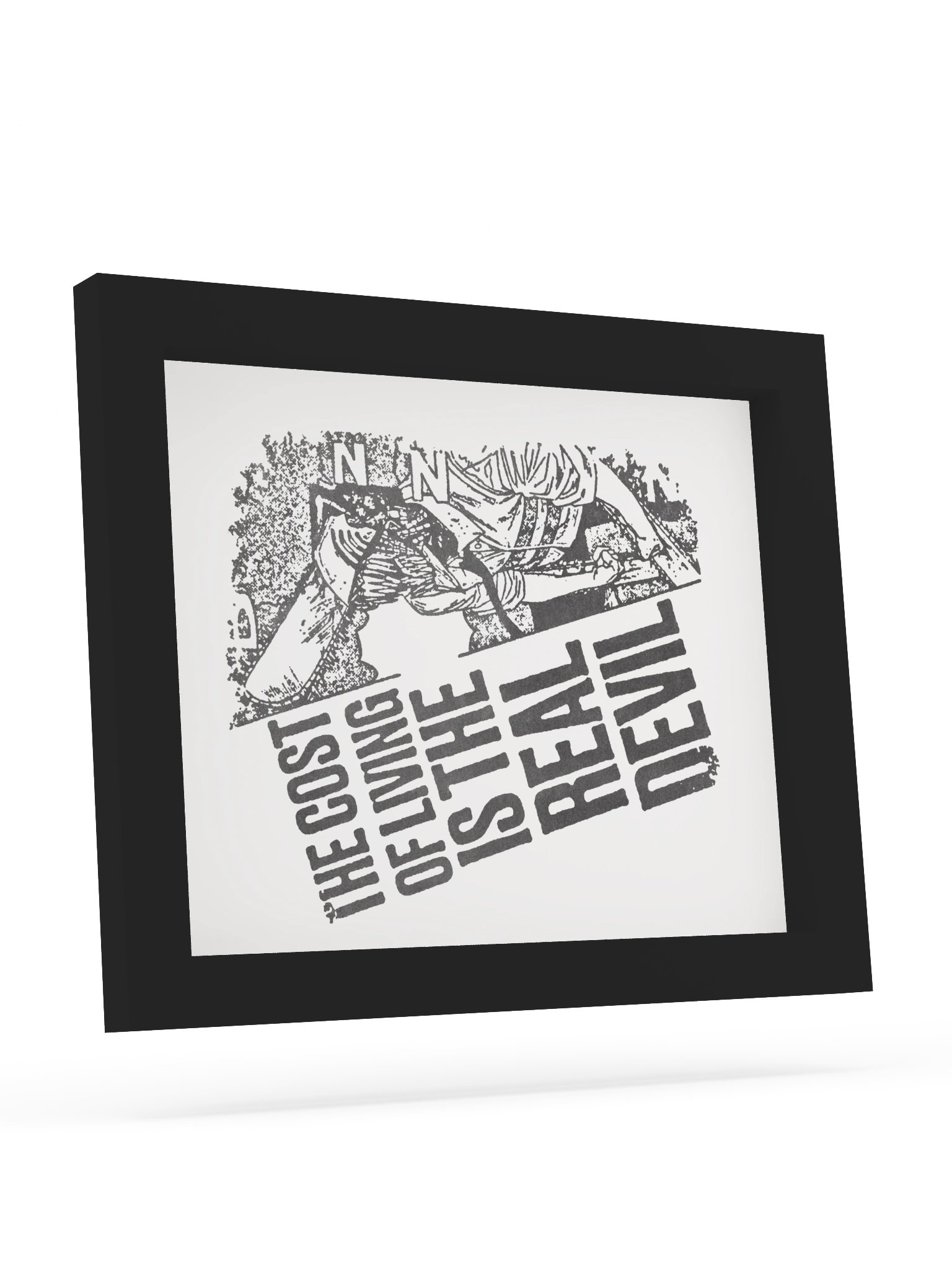 COST OF LIFE ! Framed Print. product image (9)
