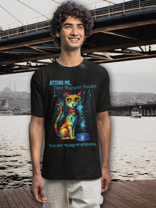 Attend Me Thou Wayward Peasant Cat Shirt product image (8)
