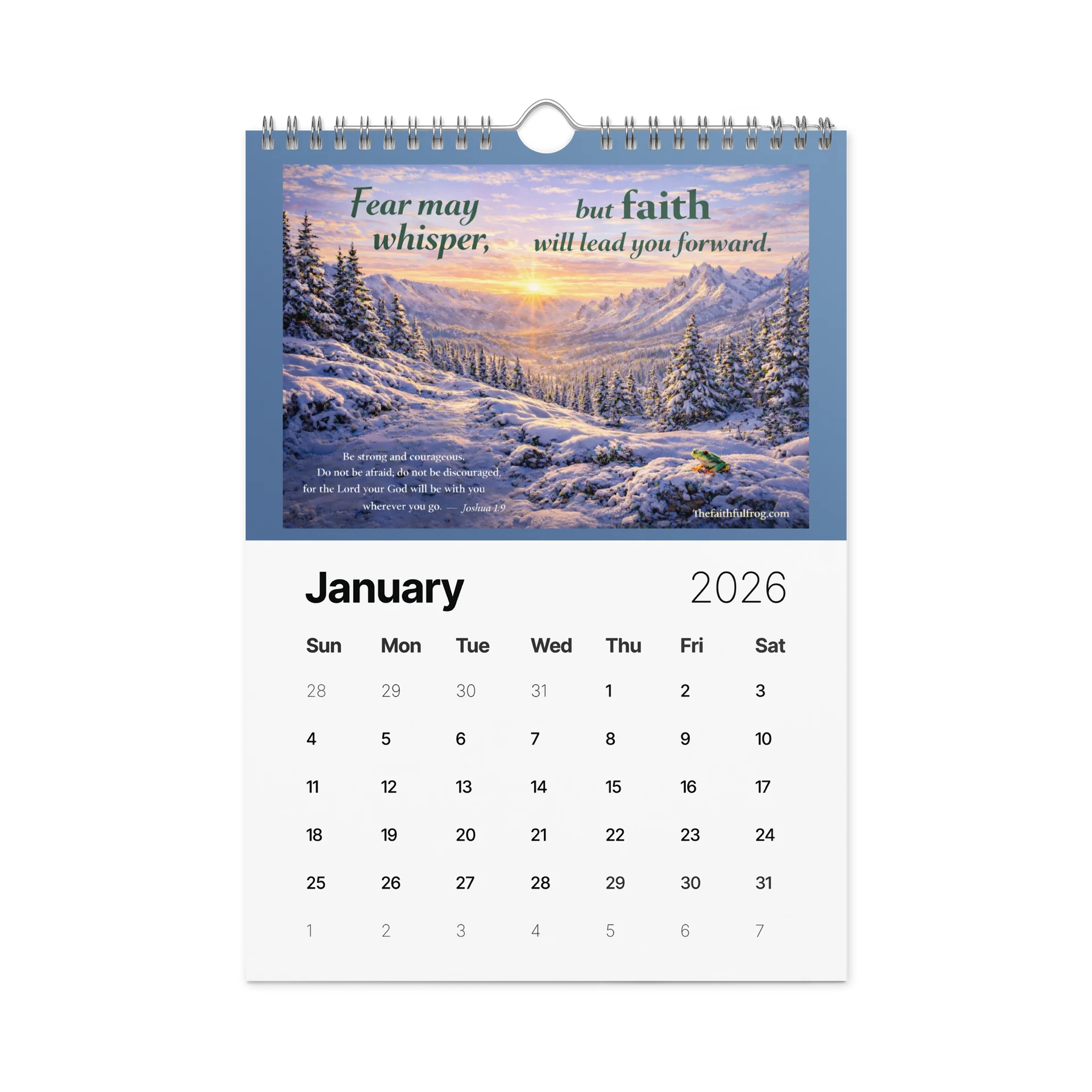 Heaven's Artwork 2026 Wall Calendar product image (2)