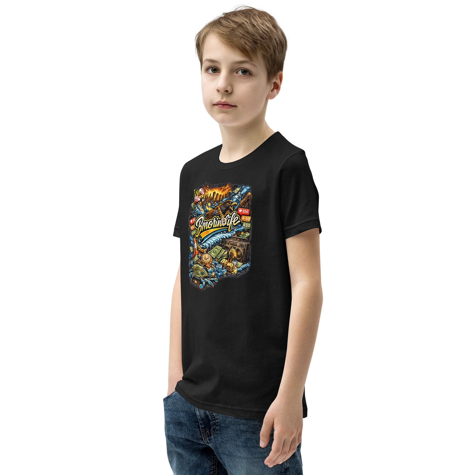 BmoreinLife “Pro-Tagger” Gamer Tee – Chase Your Dreams product image (3)