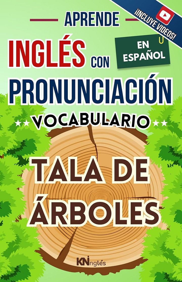 Tala de árboles / libro para aprender inglés con pronunicación / trabajos product image (2)