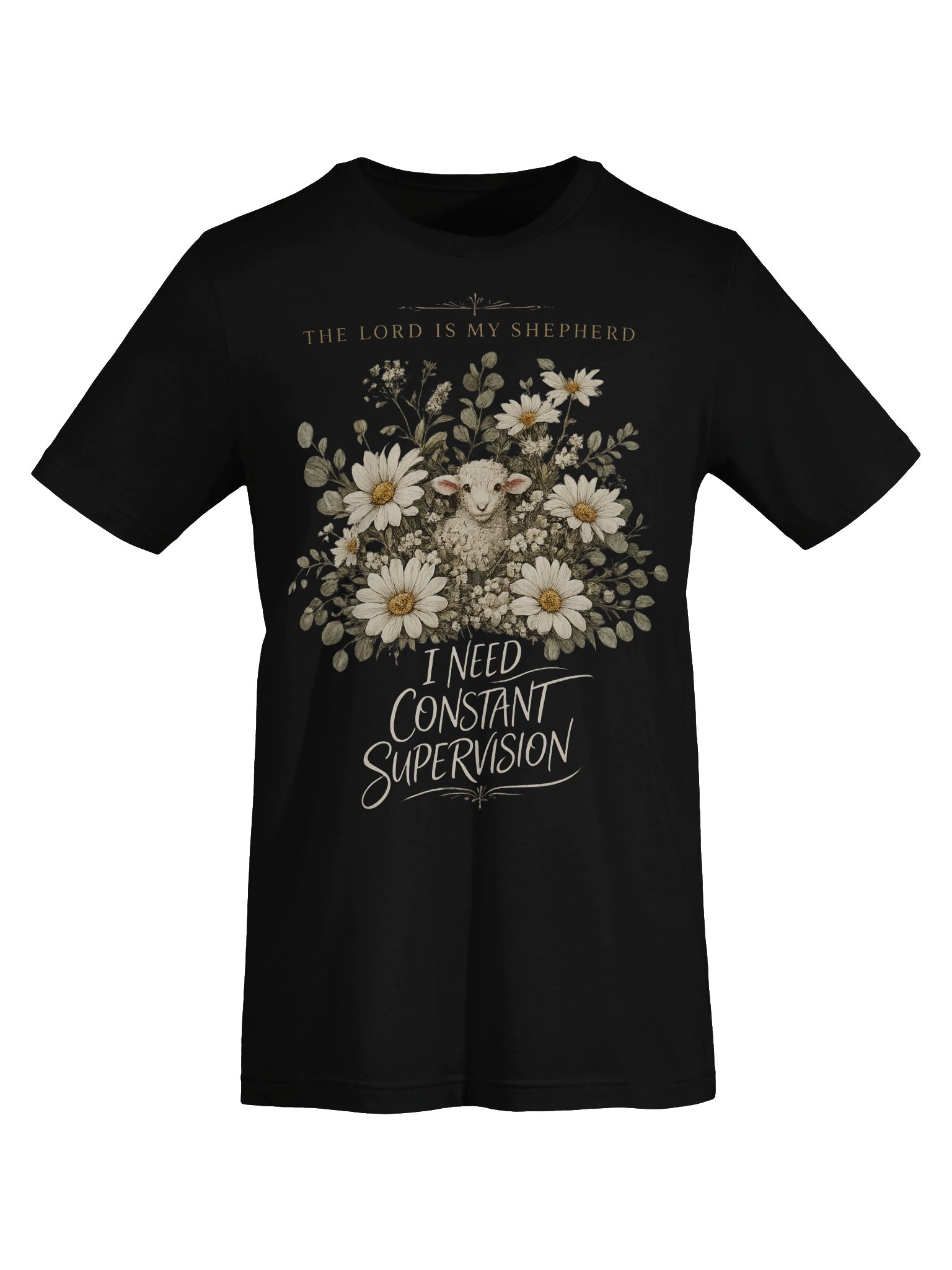 The Lord Is My Shepherd Shirt | Funny Christian Tee product image (9)