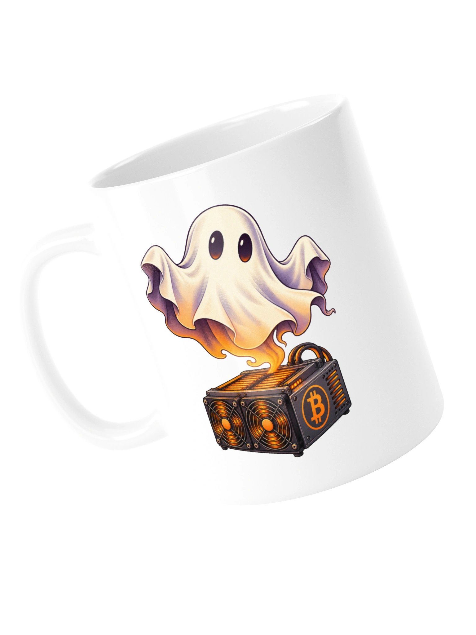 Ghost Miner Bitcoin Halloween Mug product image (5)