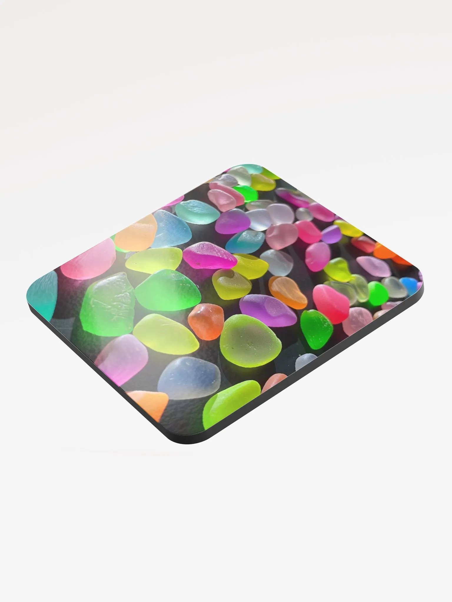 Neon Sea Glass Coaster - Coastal Beauty product image (3)