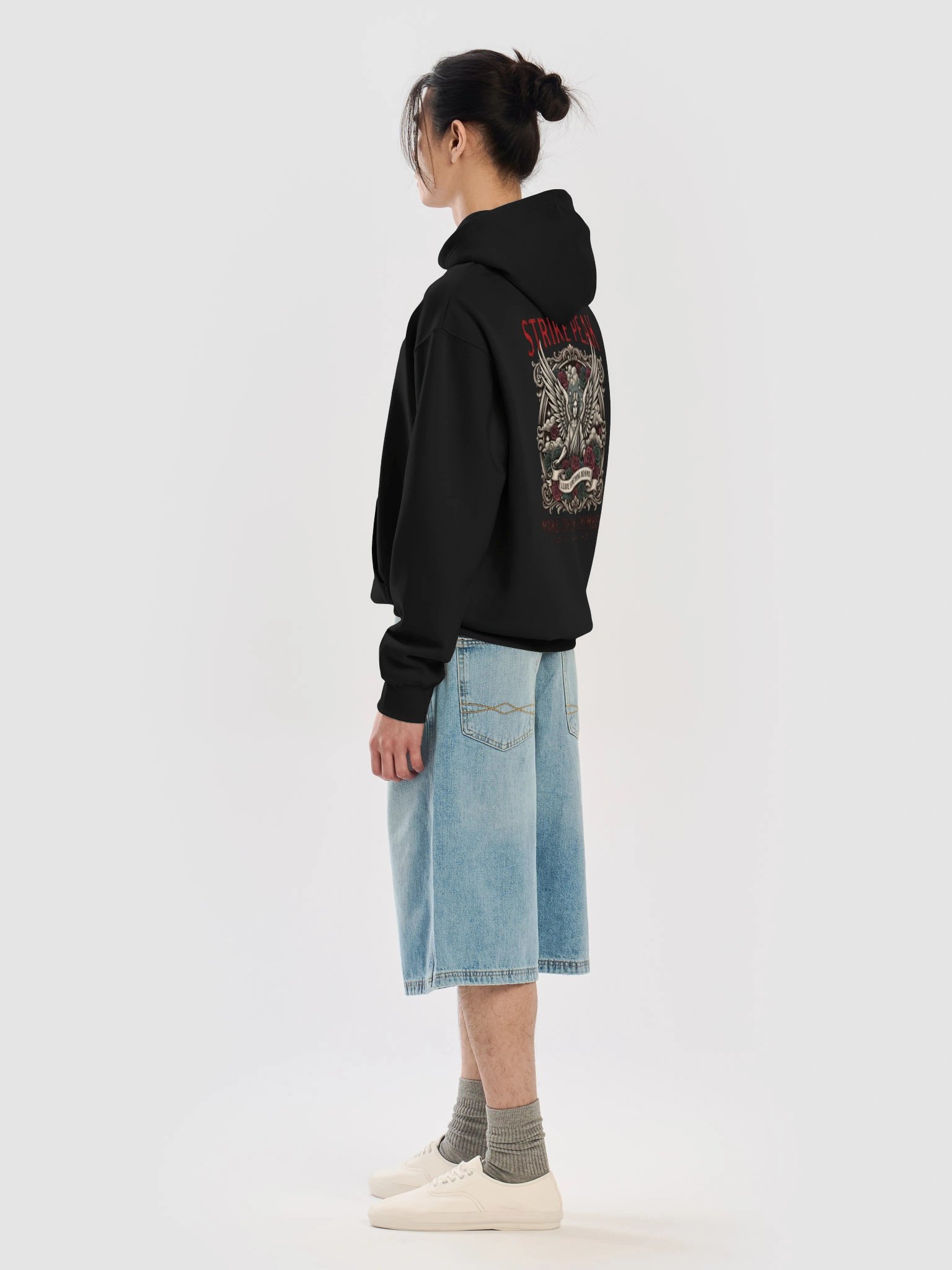 Premium Heavyweight Oversized Hoodie - "Make Them Remember" Dual-Sided Statement Streetwear product image (46)