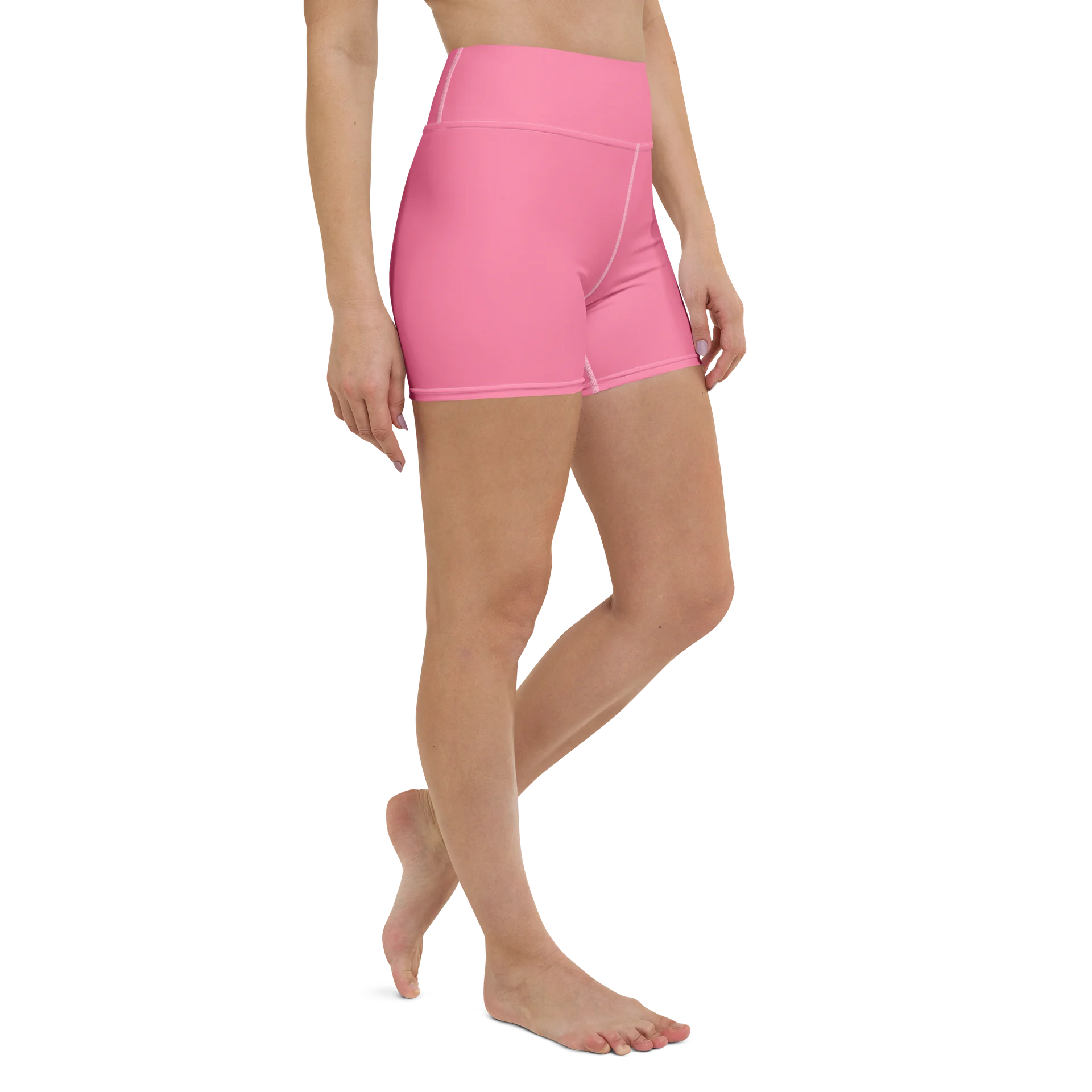 His House Womens Yoga Shorts - Pink product image (3)