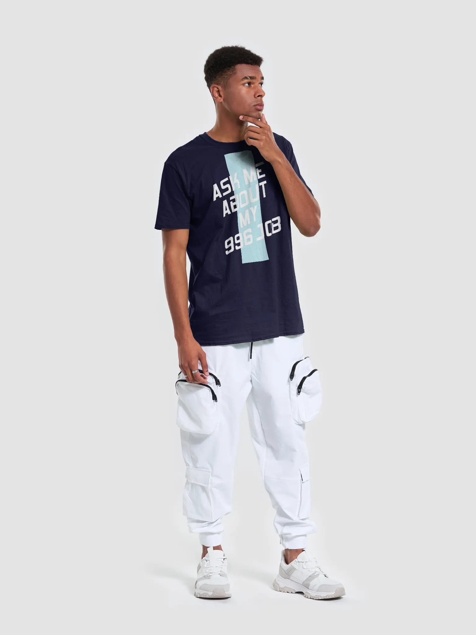 "Ask Me About My 996 Job" Unisex Softstyle T-Shirt product image (2)
