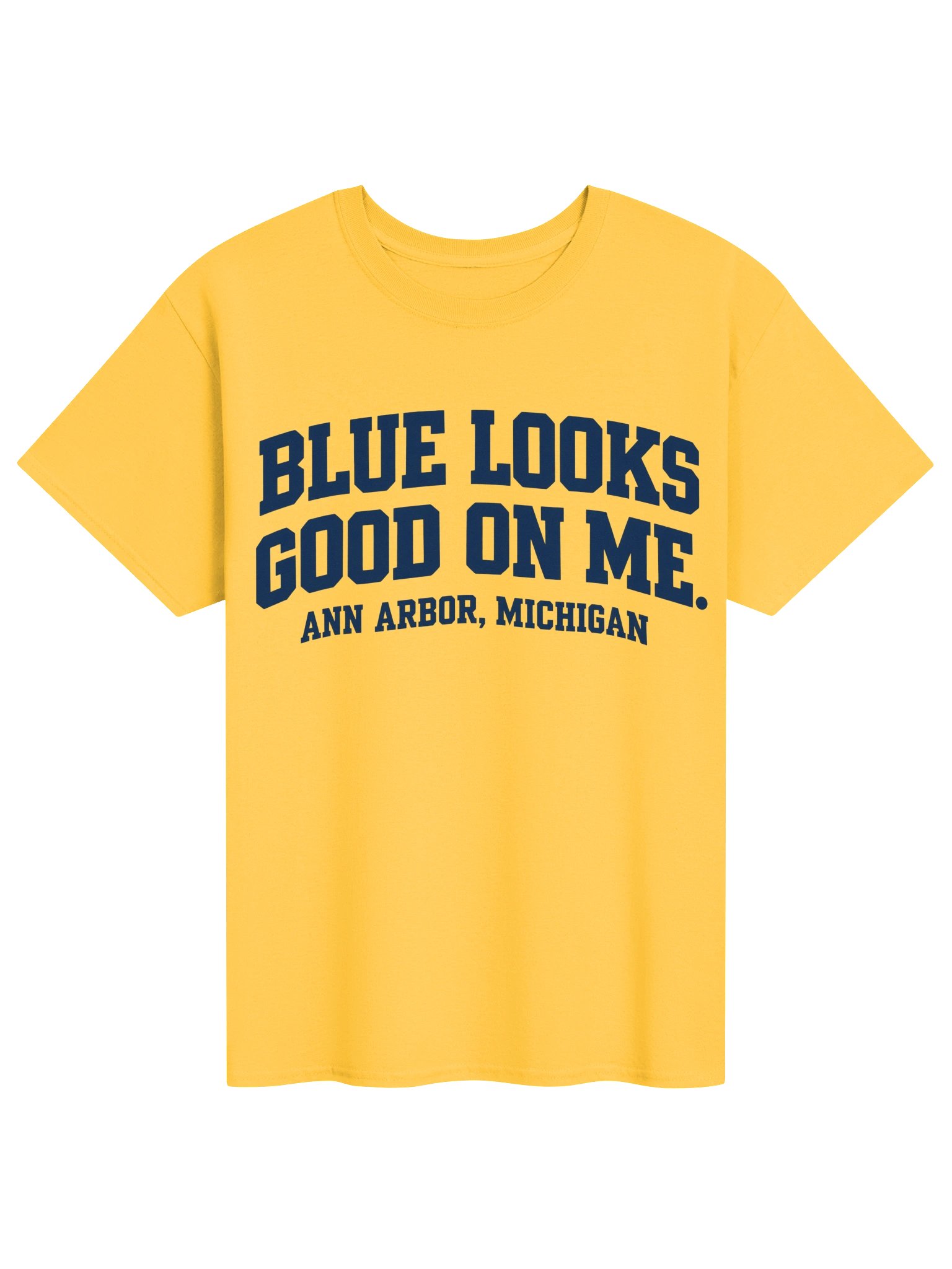 Michigan Blue Looks Good On Me T-Shirt product image (1)
