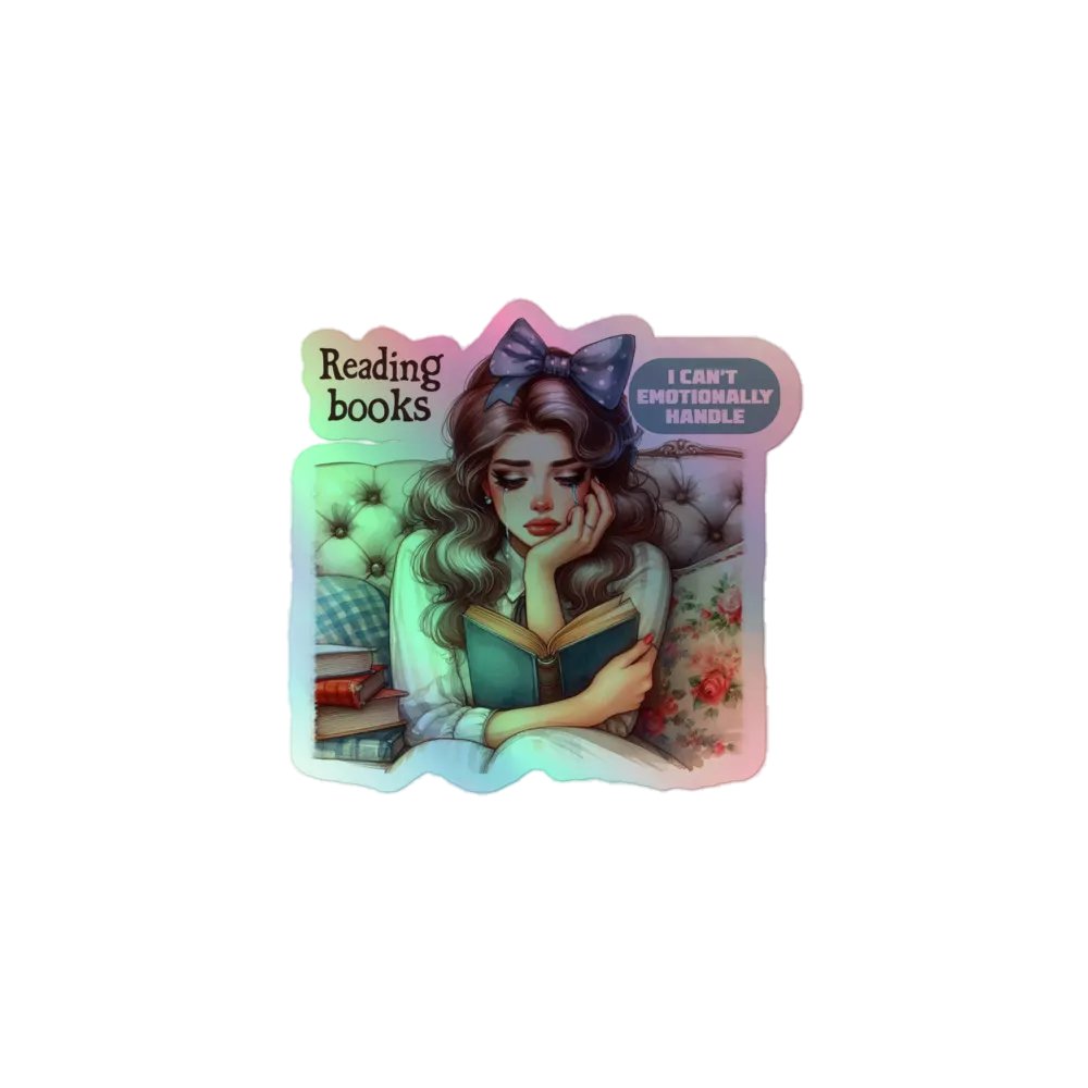 Reading Books Sticker product image (1)