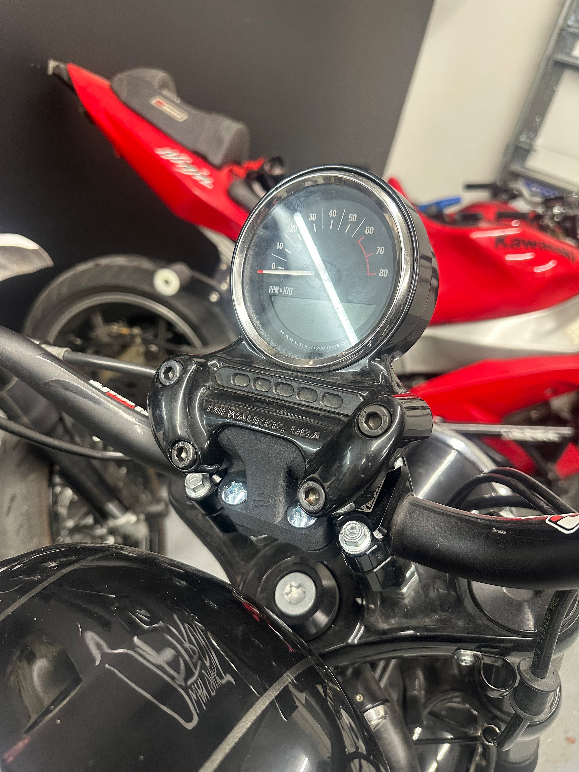 Harley Davidson Sportster Gauge Mount product image (4)