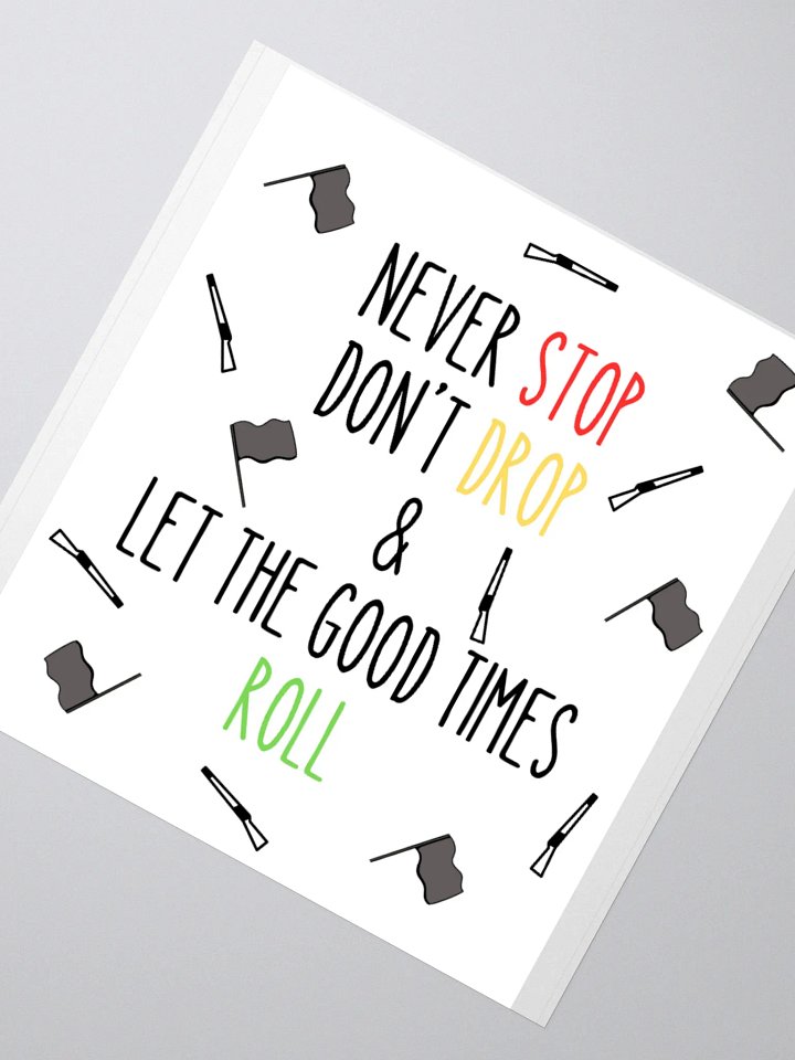 Stop, Drop & Roll Kiss Cut Stickers product image (5)