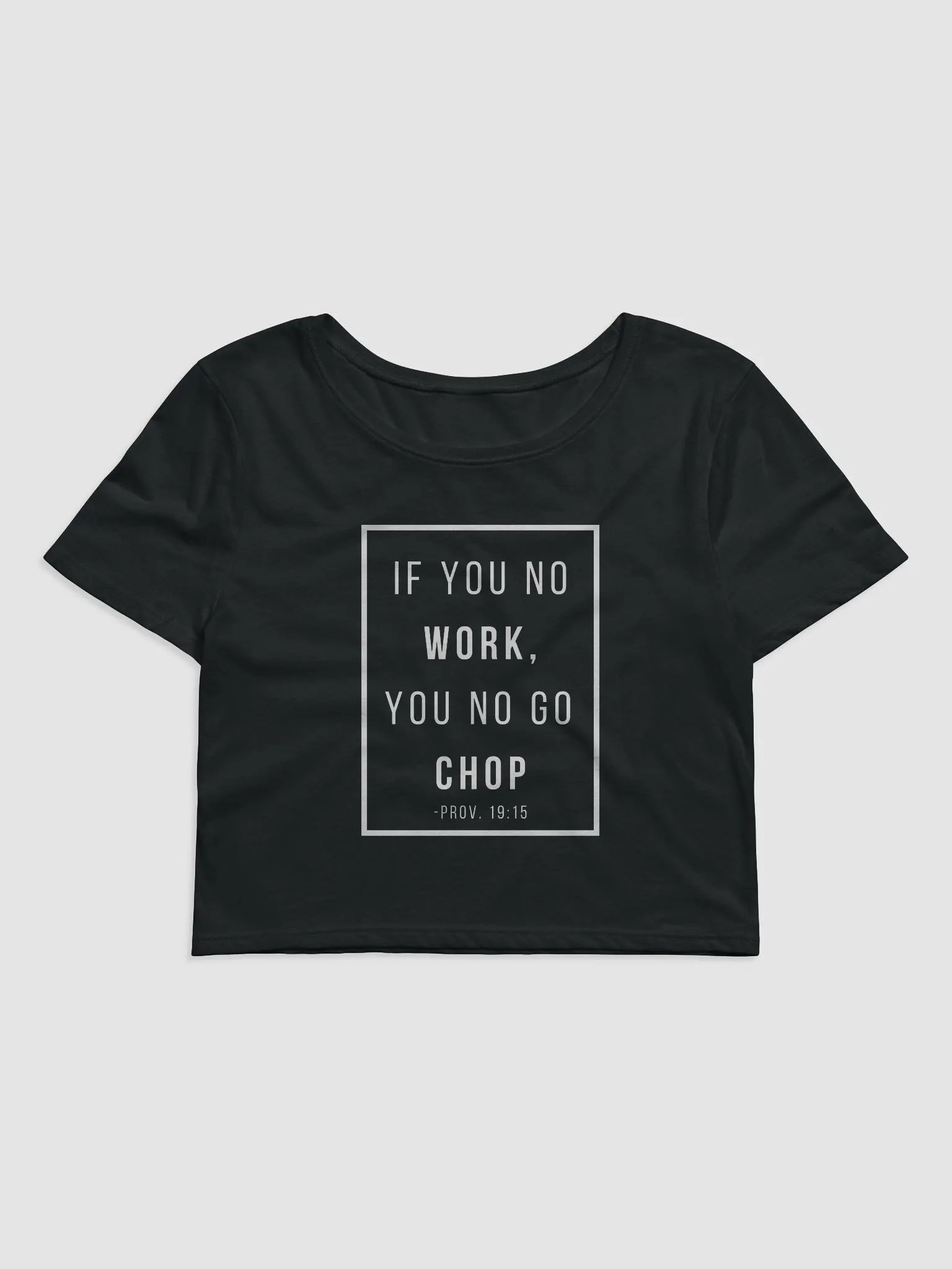 Work Chop Crop Tee product image (1)