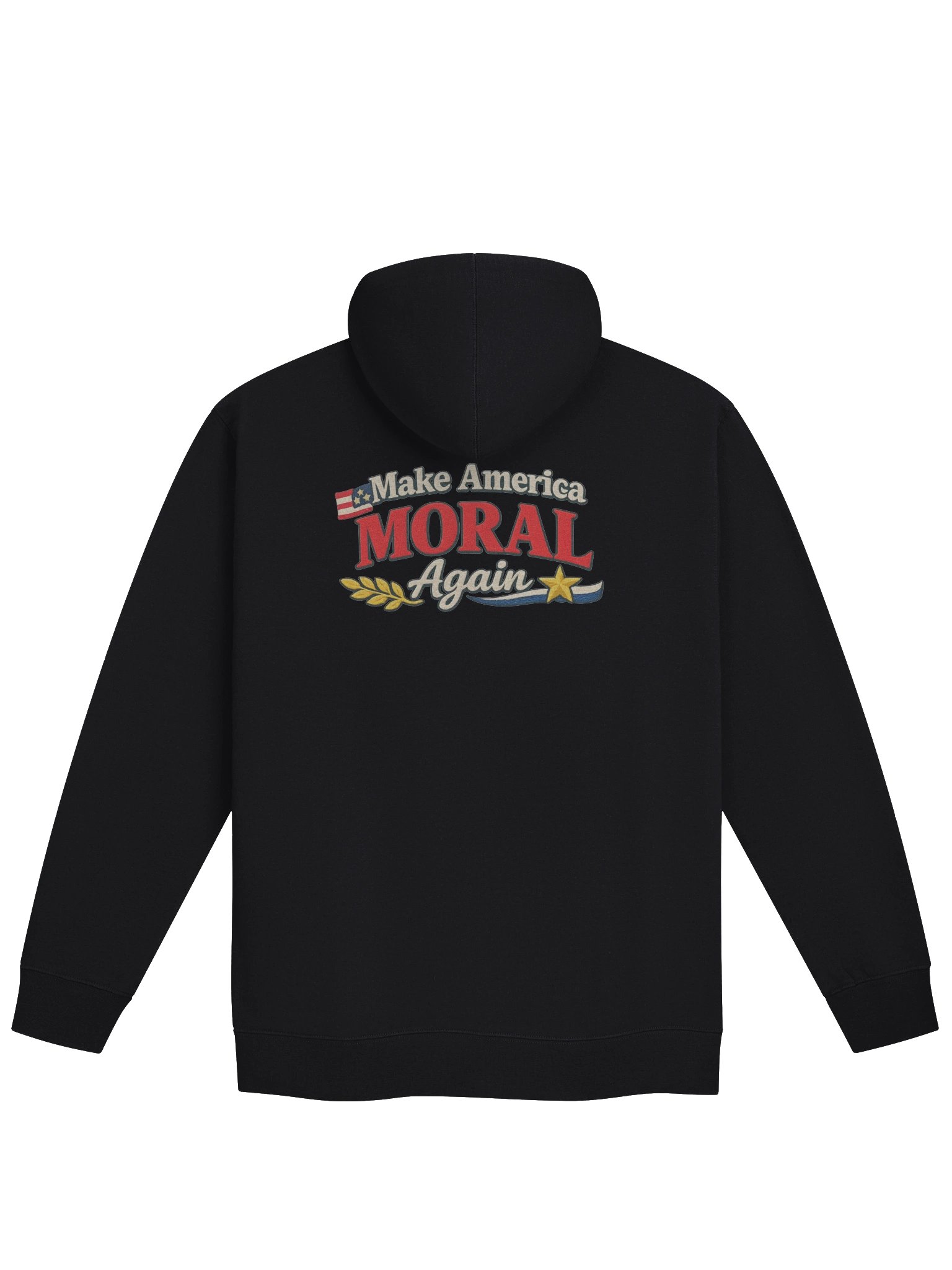 MAMA Back Print Zip Hoodie (Independent Trading Co. Fleece) | Make America Moral Again product image (8)