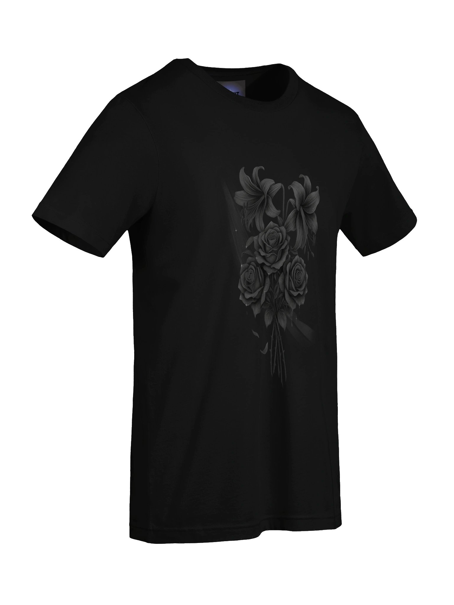 Midnight Veil Dark Bouquet T-Shirt product image (72)